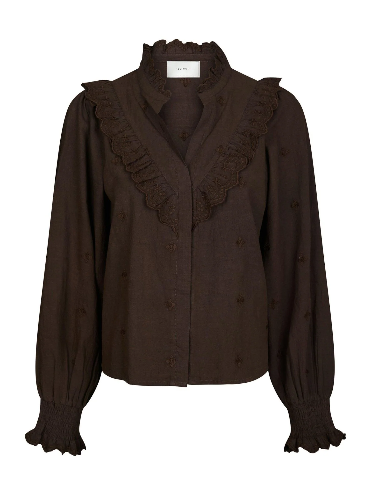 Degas Blouse Dark Brown