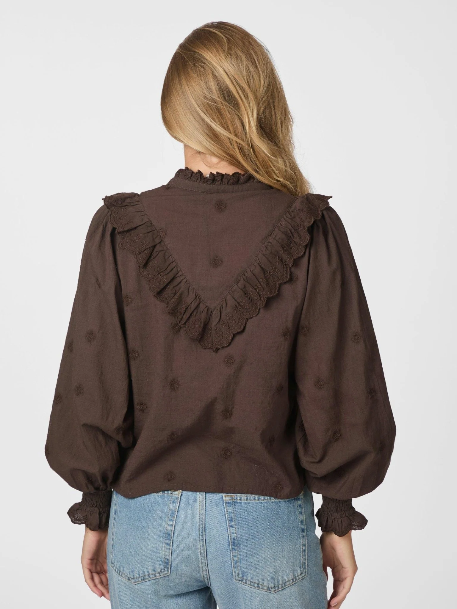 Degas Blouse Dark Brown - Image 5