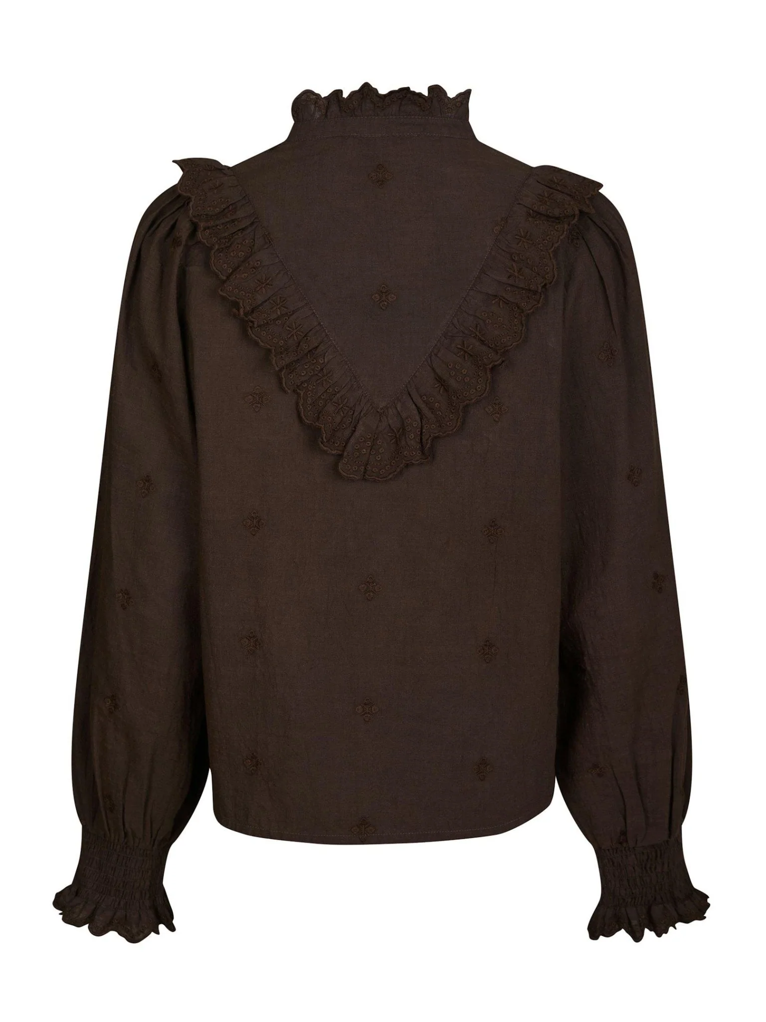 Degas Blouse Dark Brown - Image 6