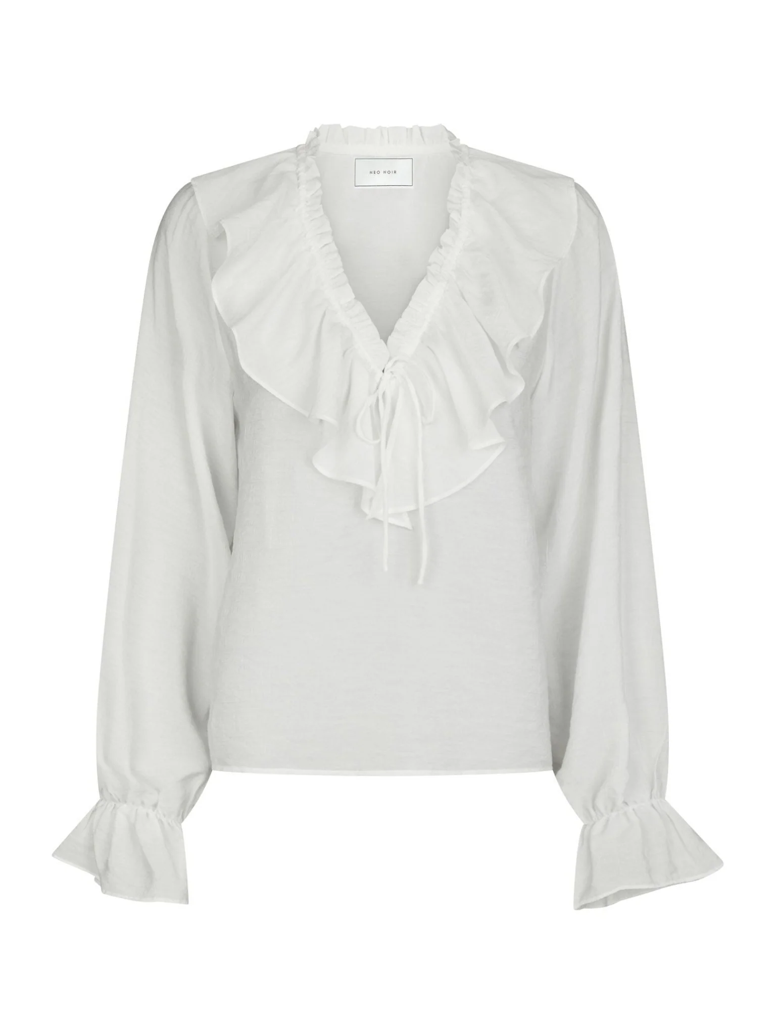 Aminea Ruffle Blouse White - Image 2