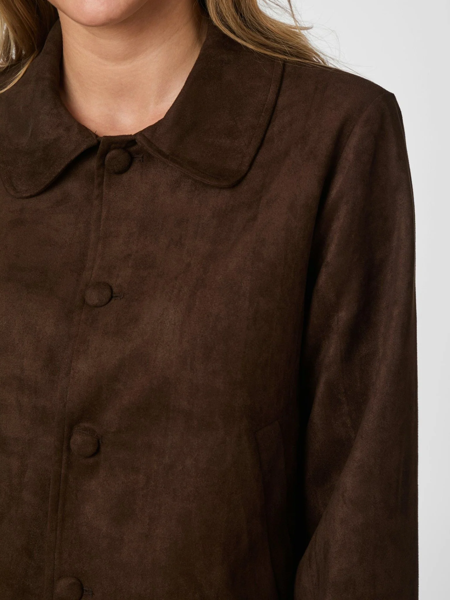 Nilo Suede Jacket Dark Brown - Image 19