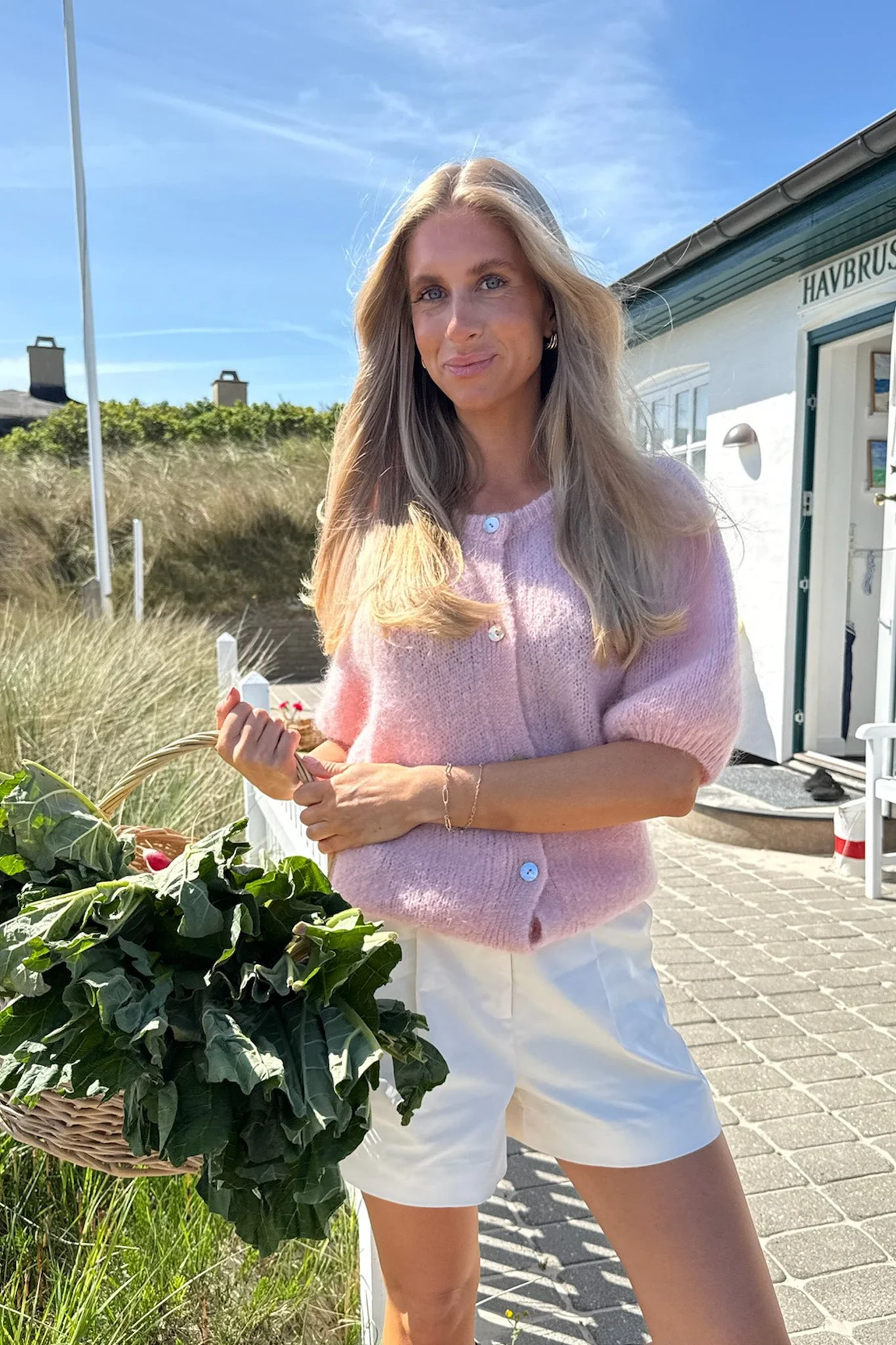 Ida Ss Cardigan Light Pink - Image 5