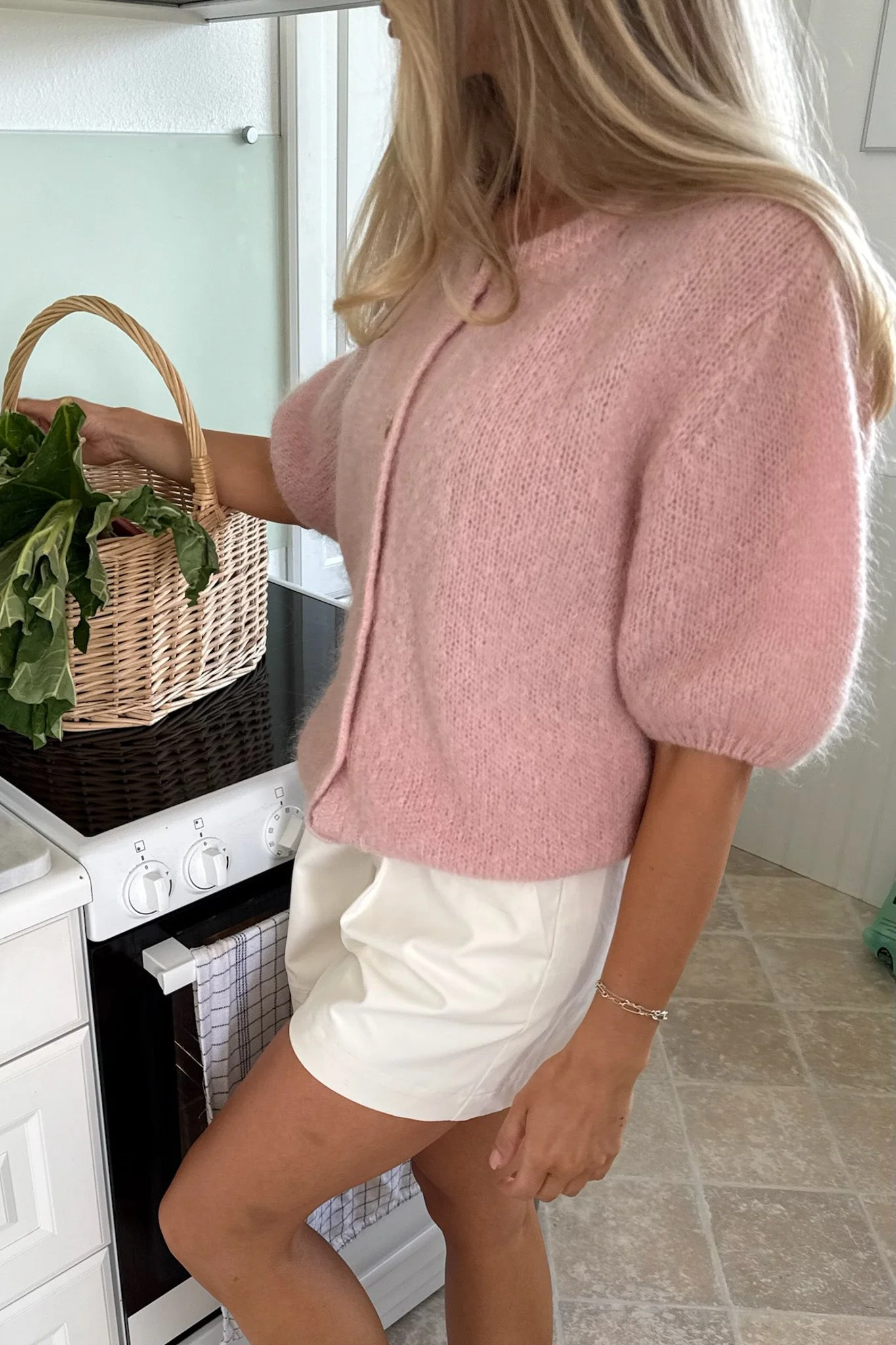 Ida Ss Cardigan Light Pink - Image 7