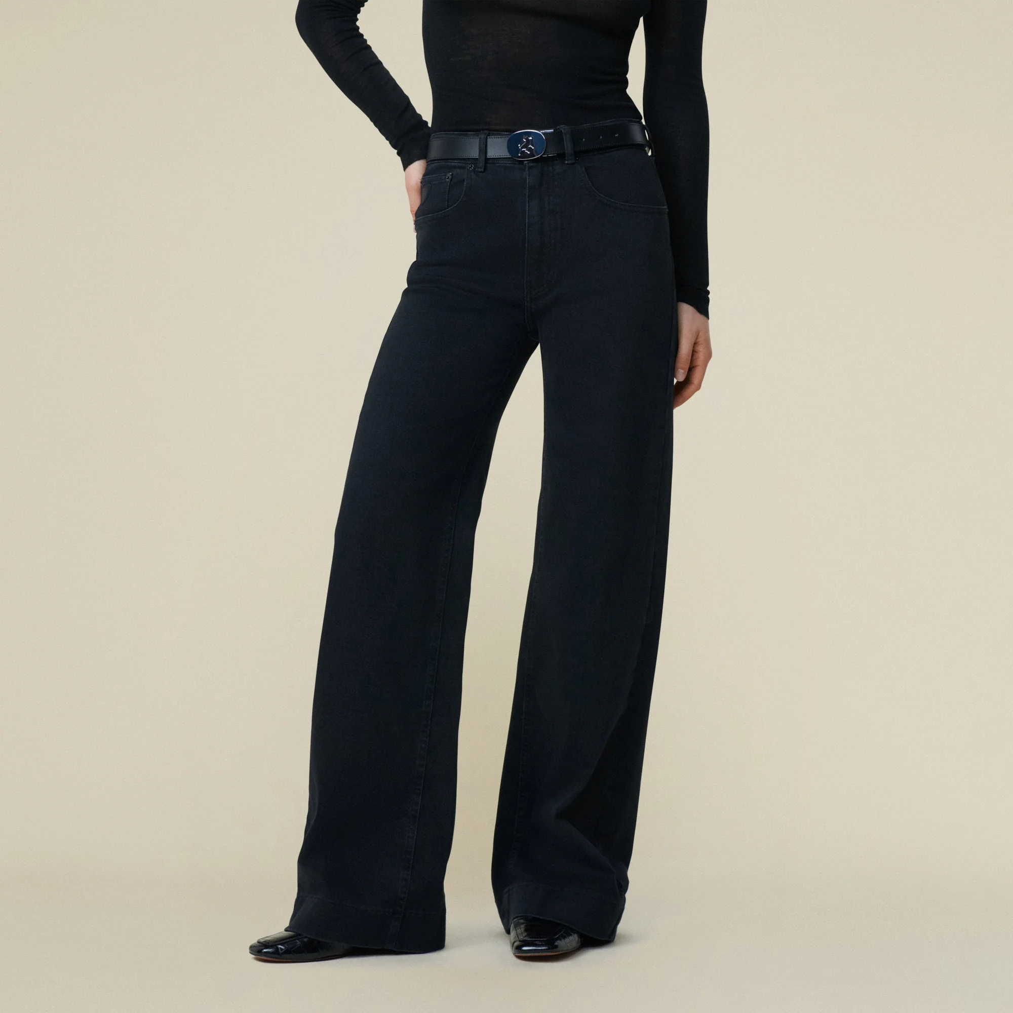 Rosa-R Jeans Dark Black - Image 2
