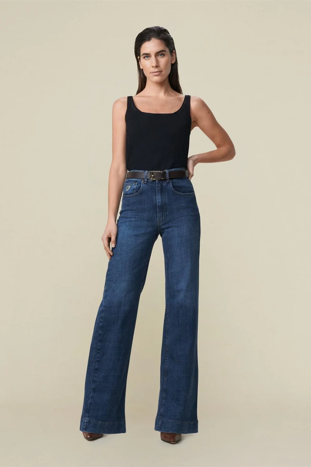 Rosa Jeans Brushed Dark Stone - Image 7