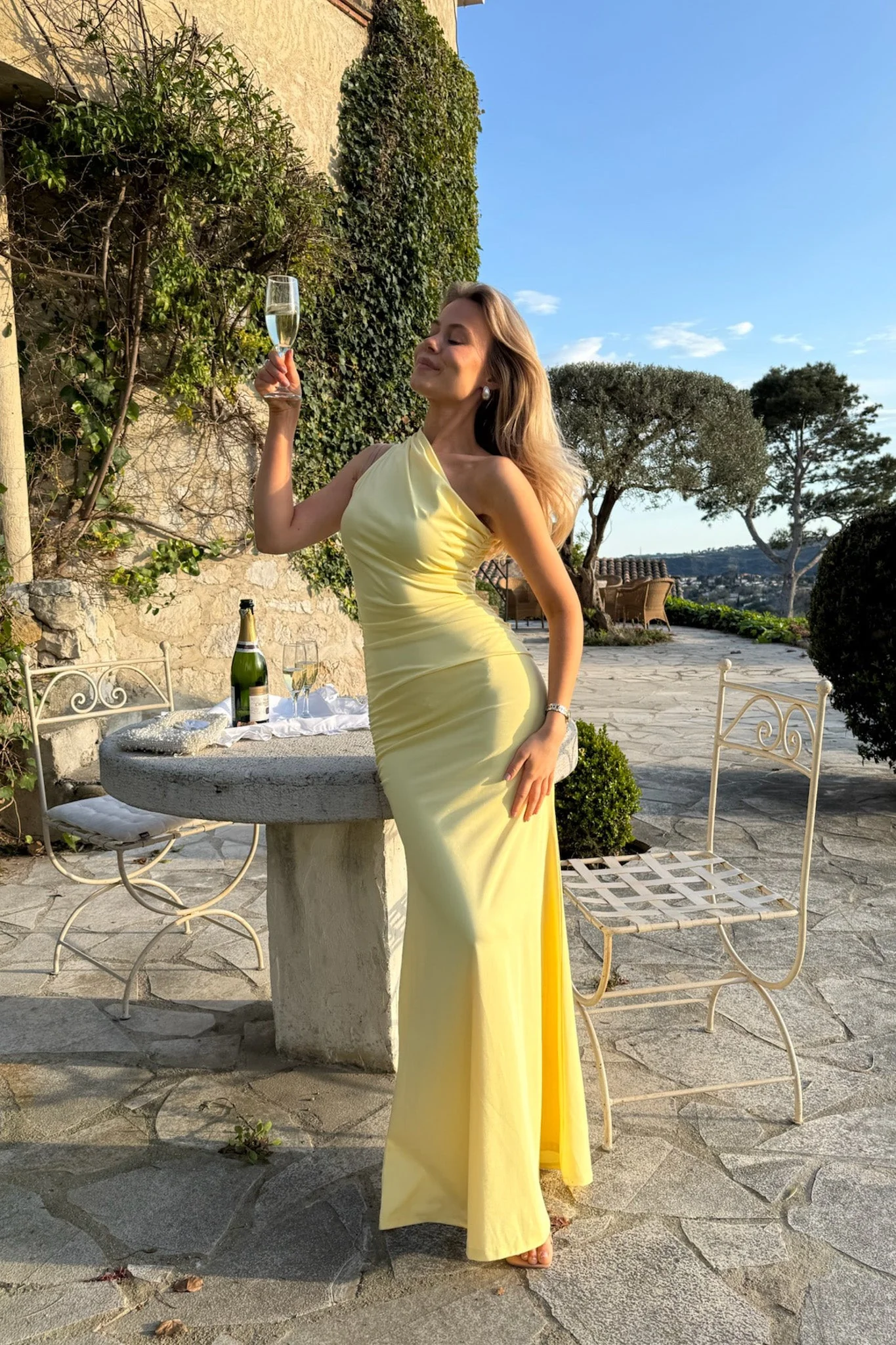 Andrea Maxi Dress Yellow - Image 8