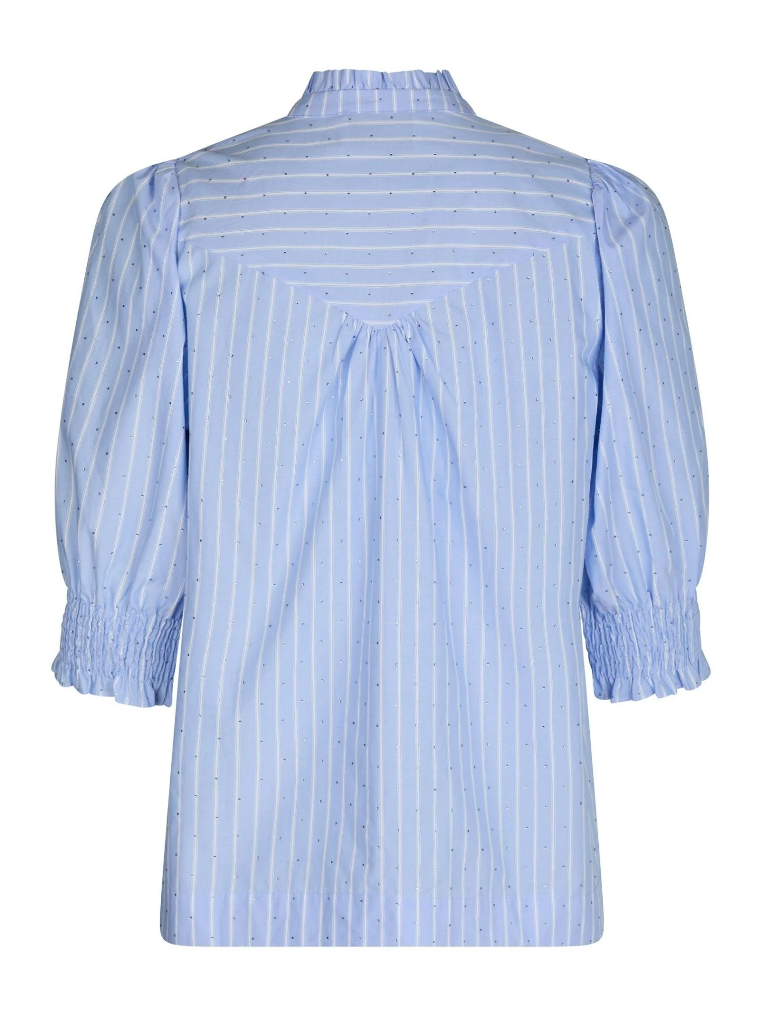 Diana Stripy Stone Blouse Light Blue - Image 10
