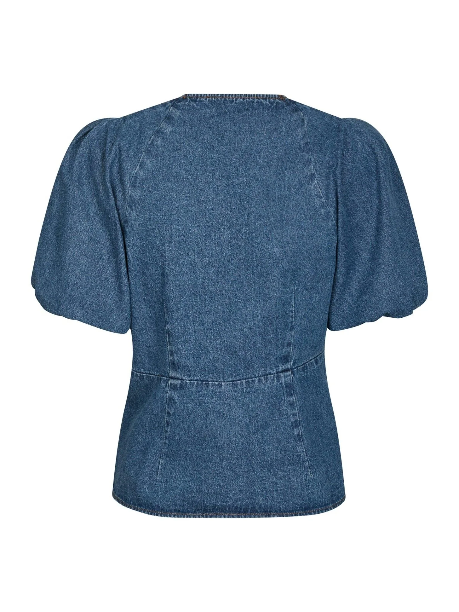 Irina Denim Blouse Blue - Image 9