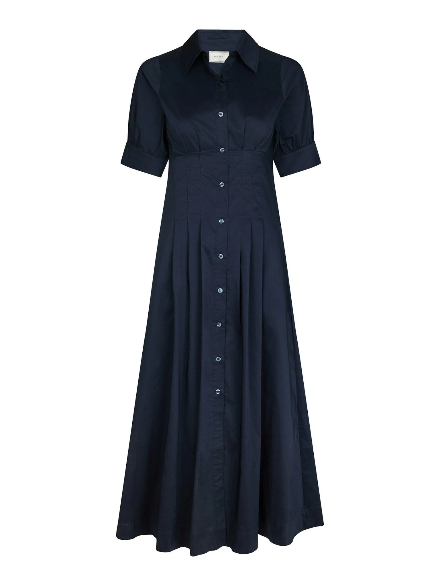 Baia Poplin Dress Navy