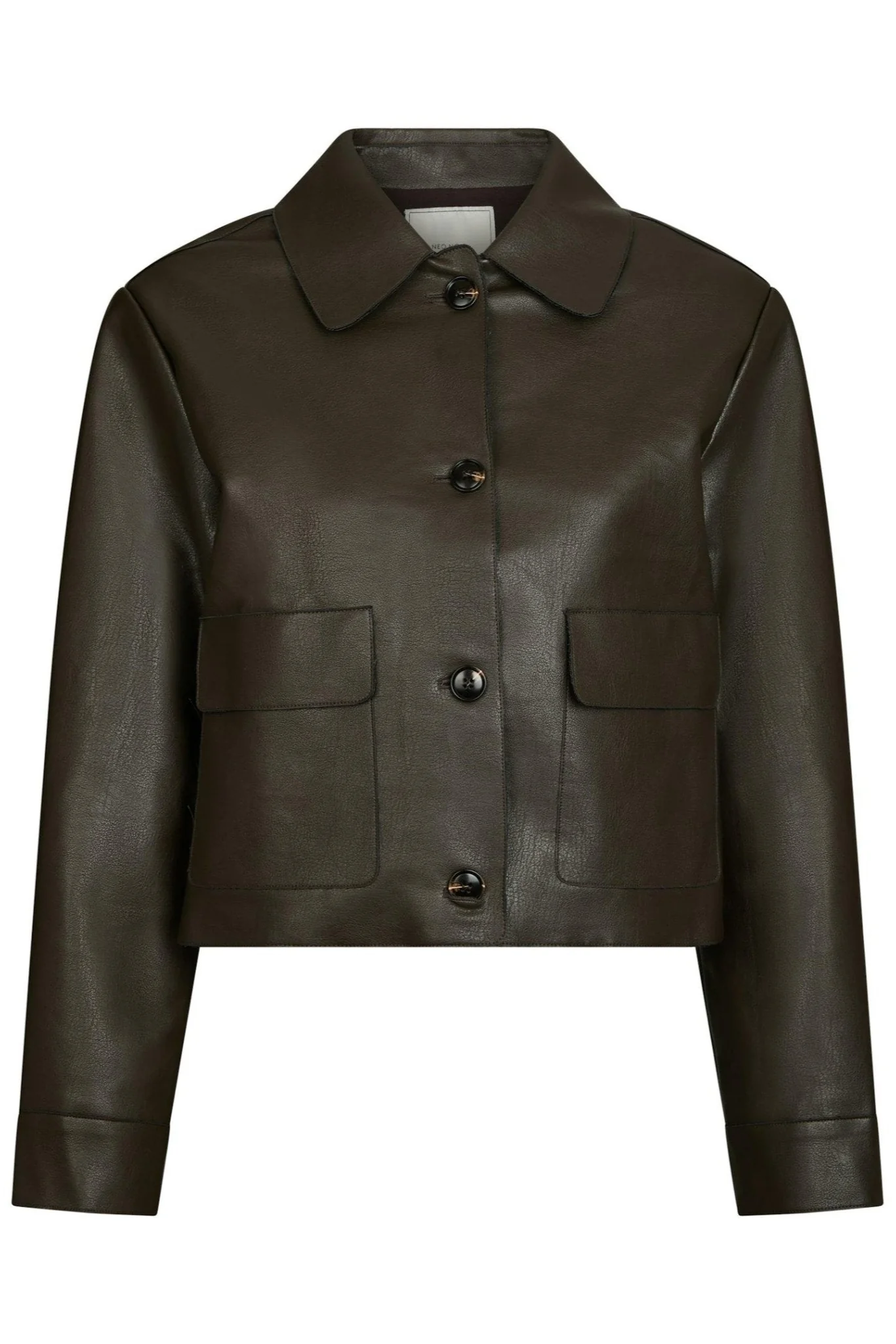 Romana Faux Pu Jacket Brown