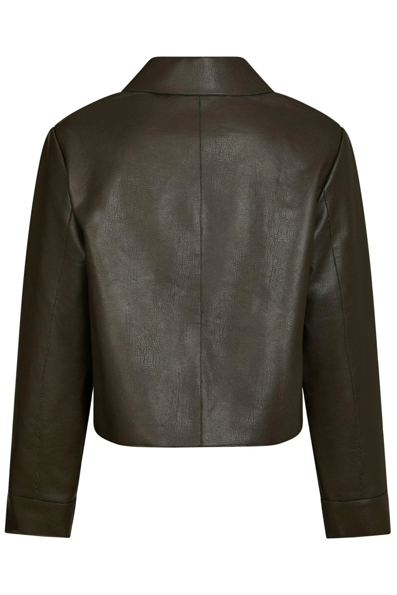 Romana Faux Pu Jacket Brown - Image 10