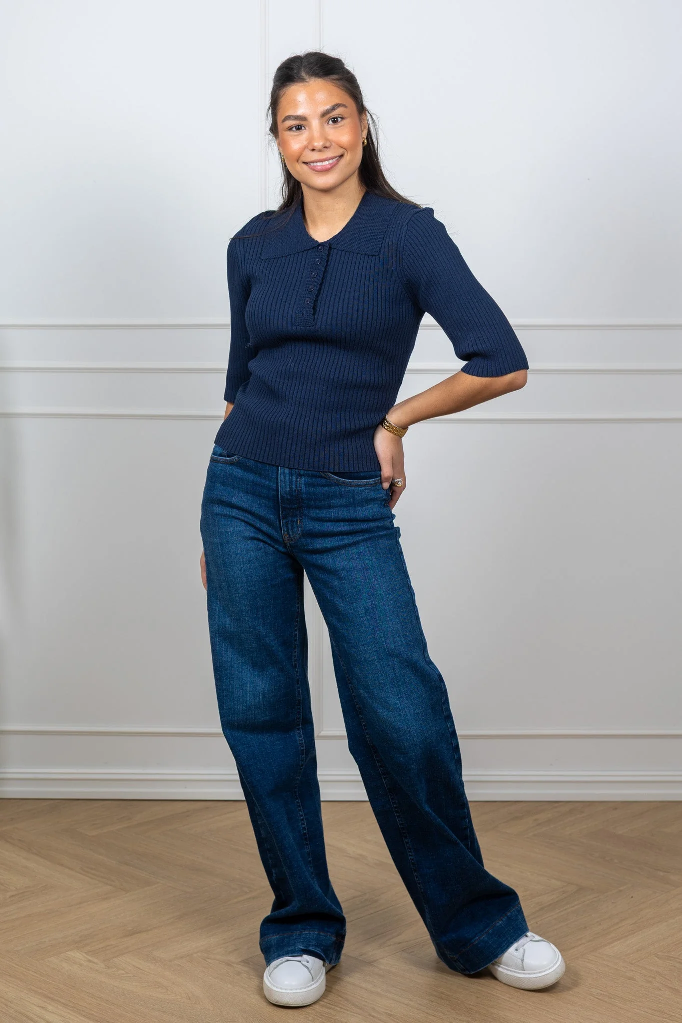 Balidira Knit Polo Navy - Image 5