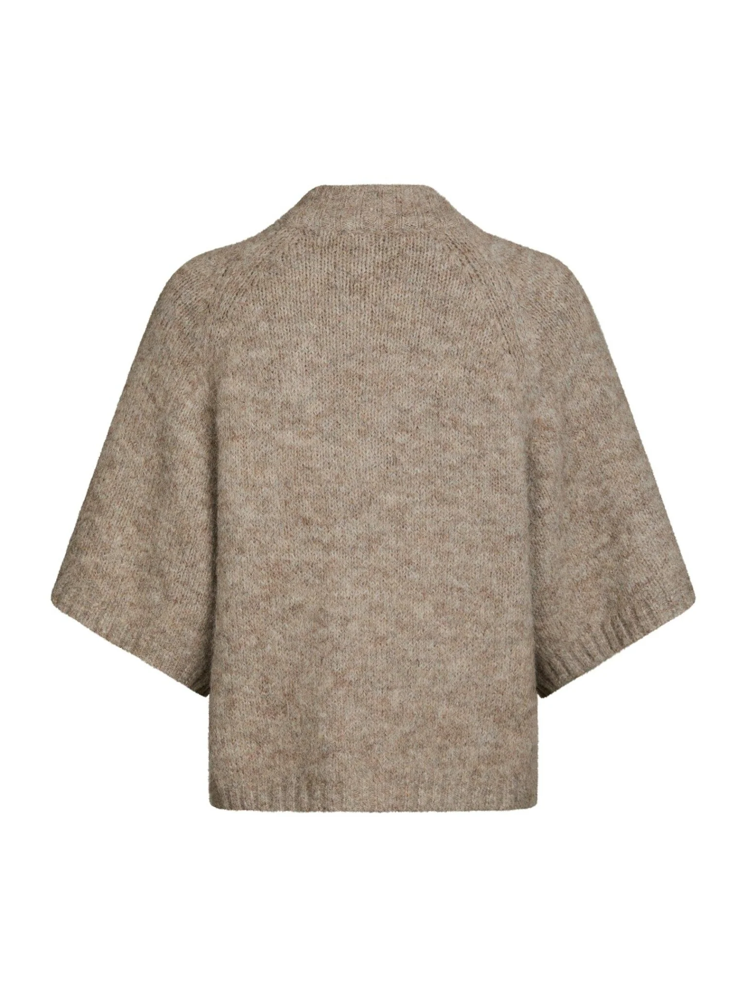 Benuta Fluffy Knit Cardigan Beige Melange - Image 12