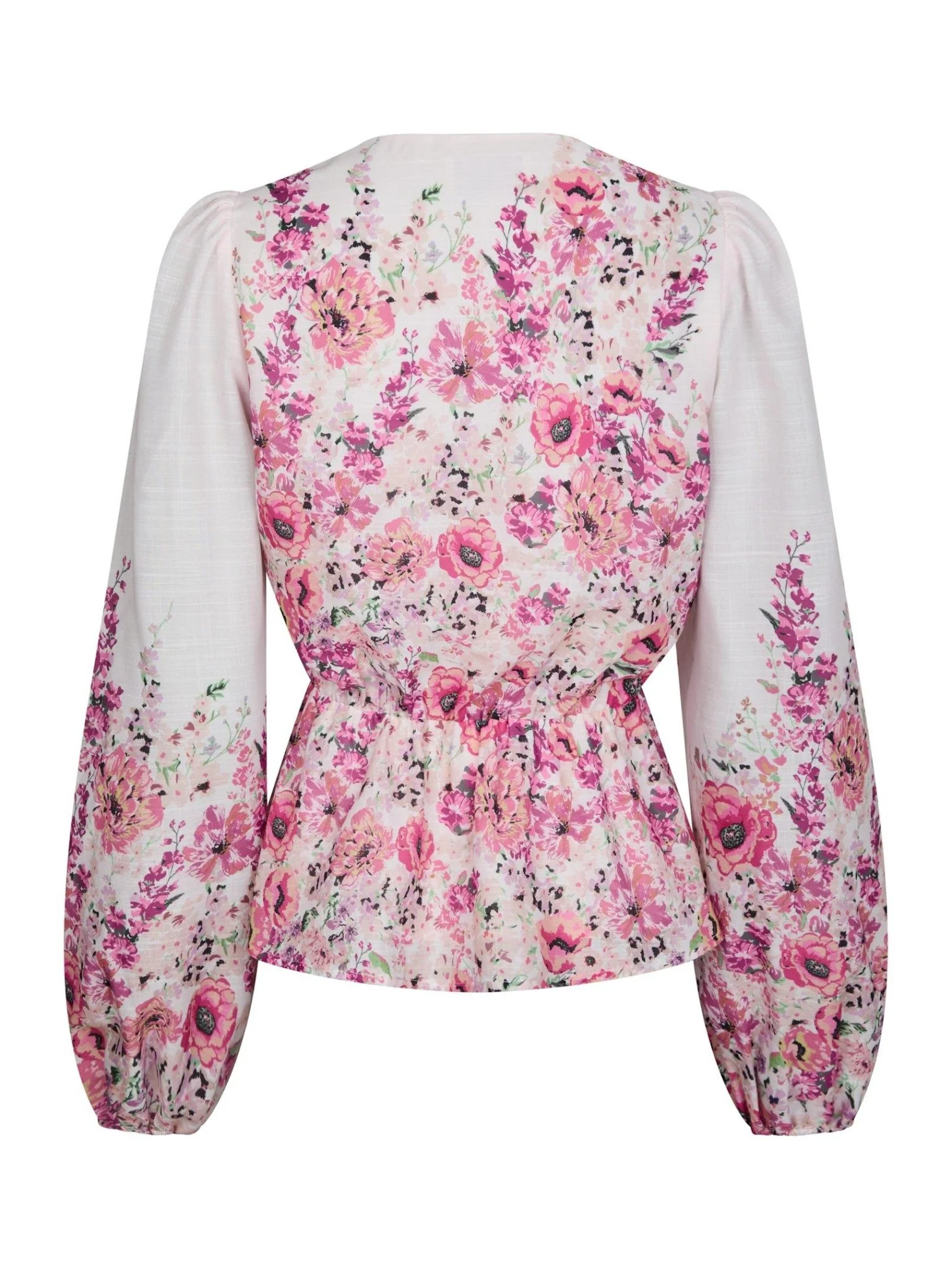 Fie Flower Print Blouse Rose - Image 4