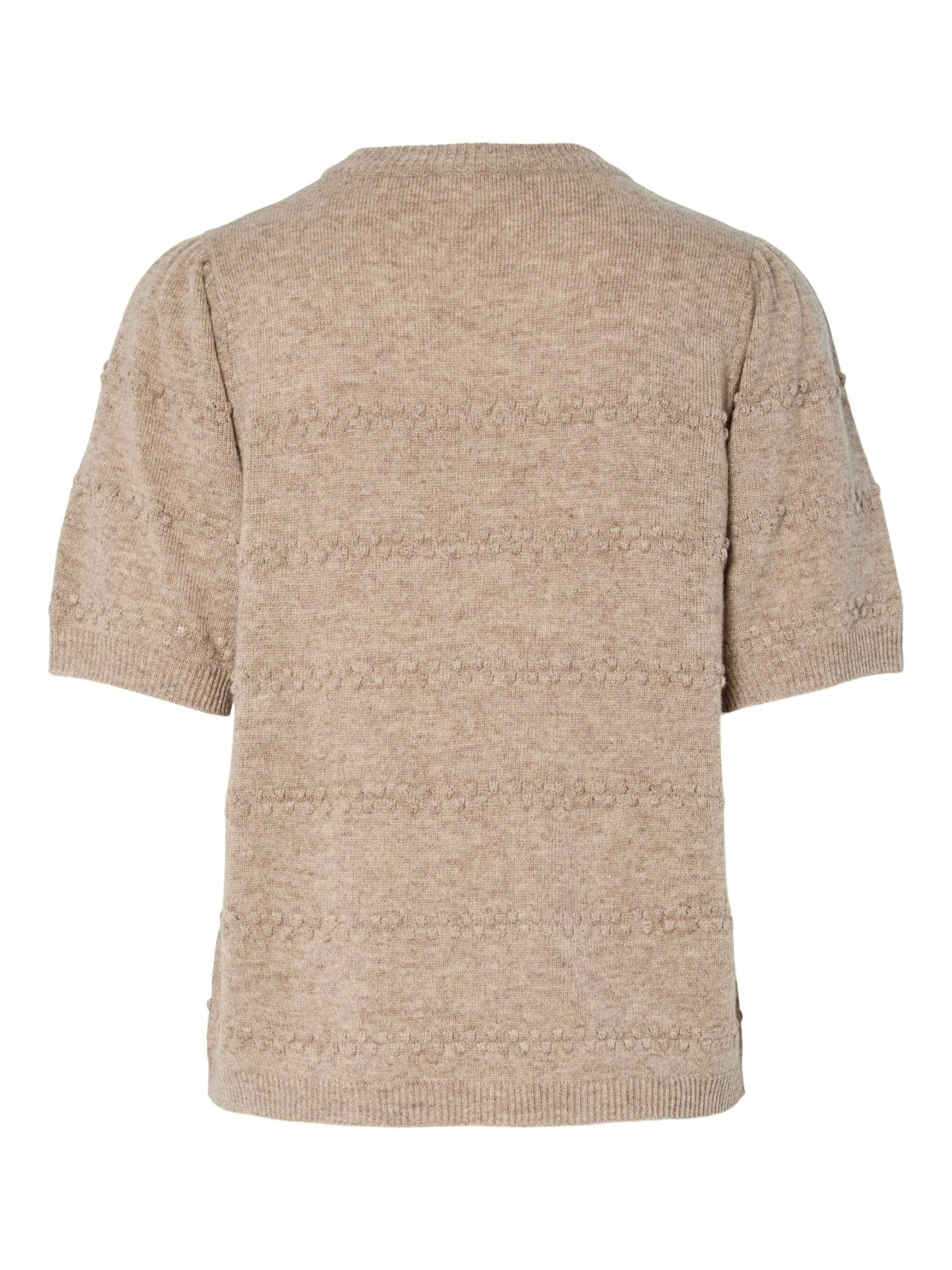 Nimo Ss Knit Pullover Pelican Melange - Image 6