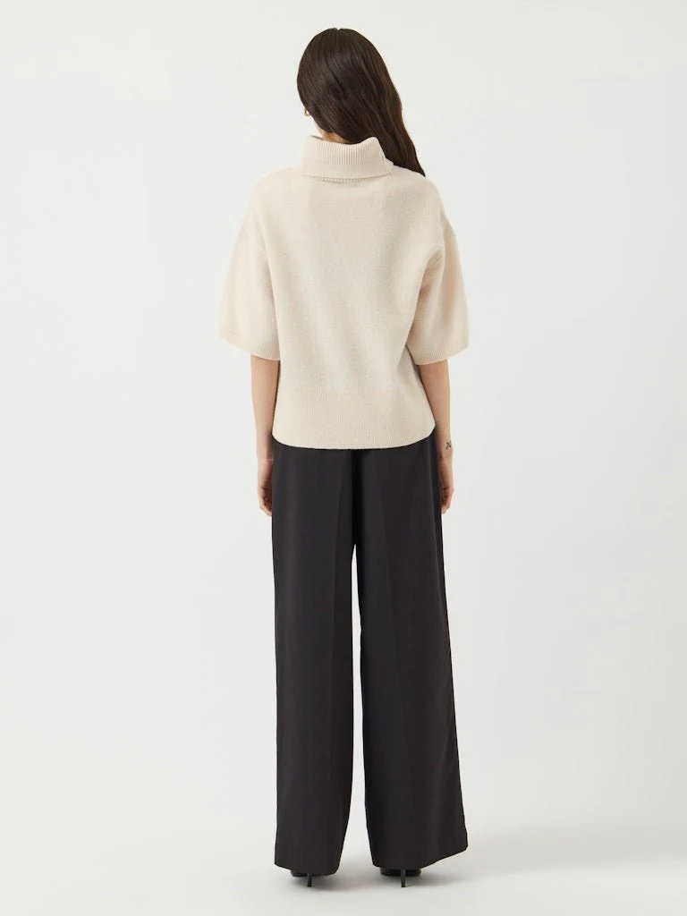 Emila 2/4 Wool Knit Pullover Sandshell - Image 5