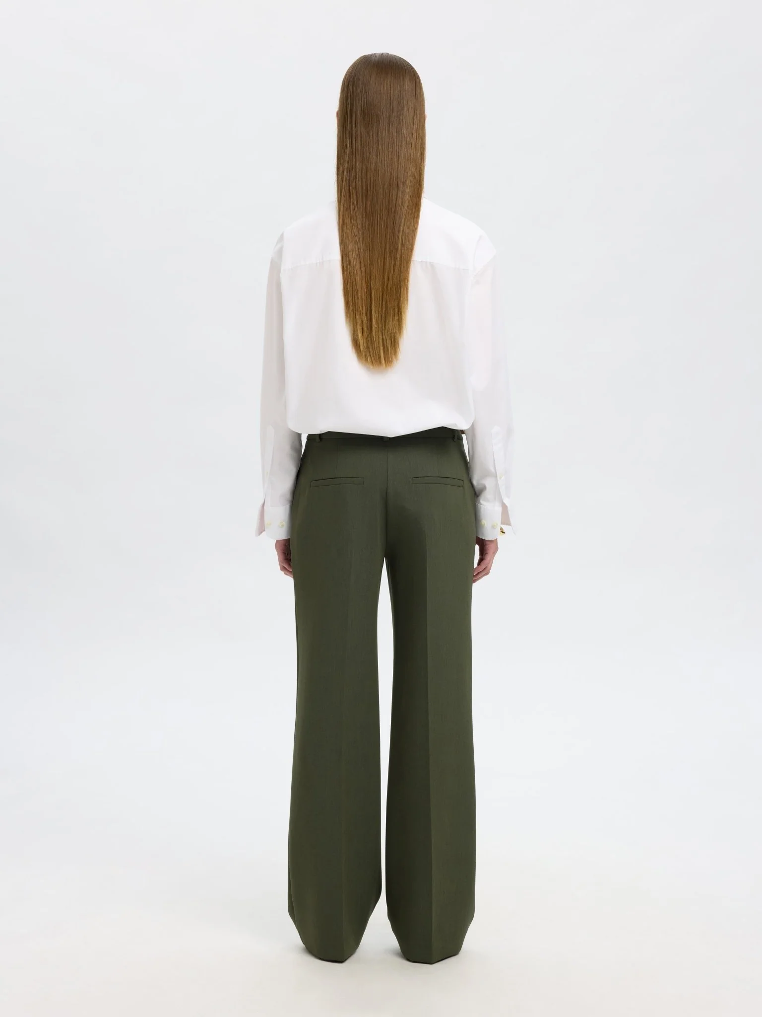 Rita Mw Wide Pant Mel Deep Depths Melange - Image 8