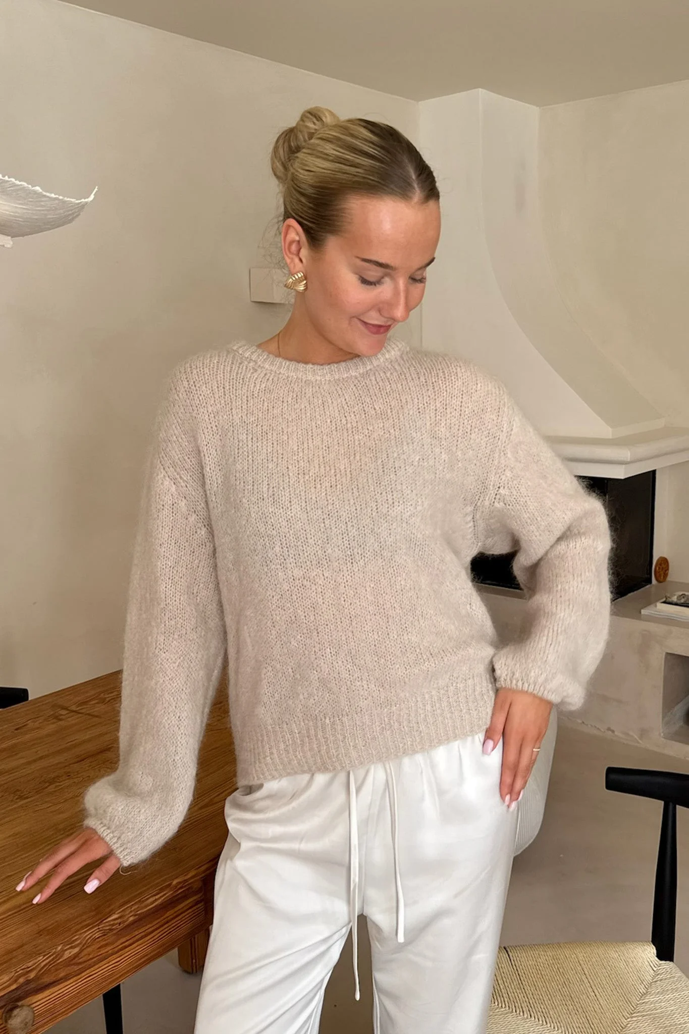 Ida Pullover Beige - Image 2