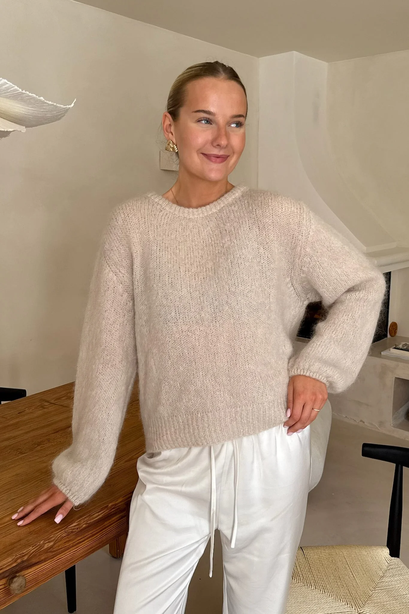 Ida Pullover Beige - Image 6