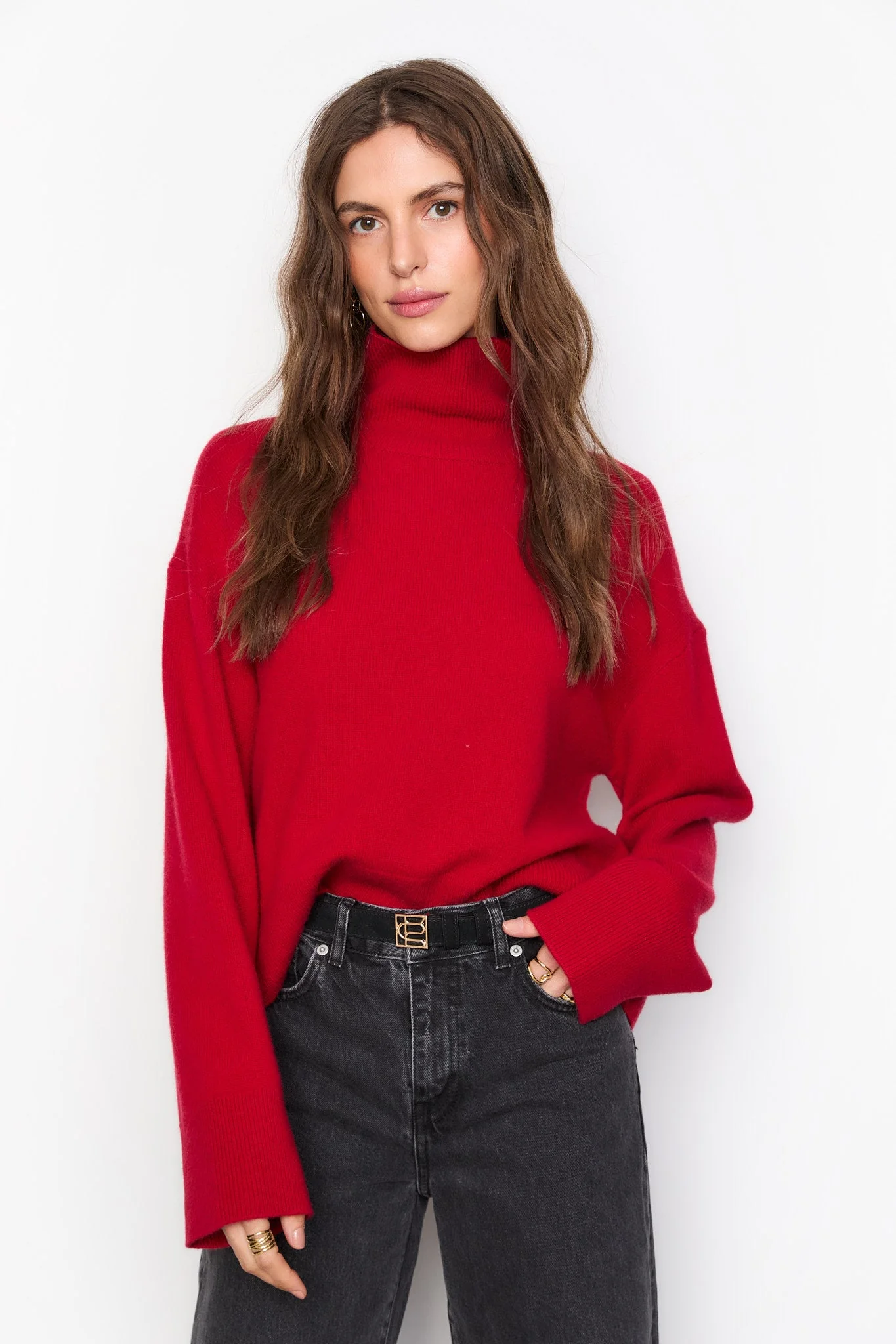 Abigail Knit Red