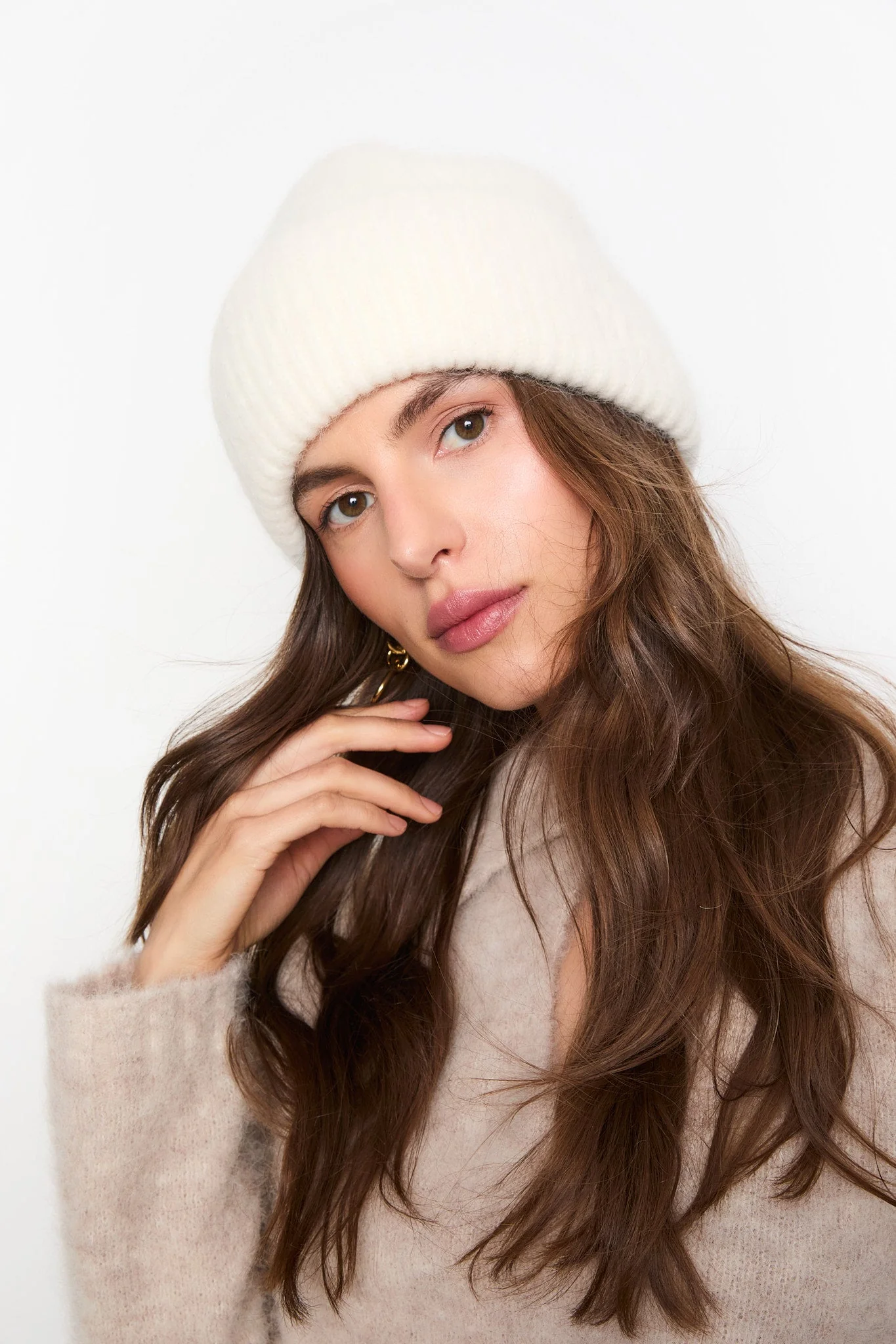 Ayla Beanie Cream - Image 2