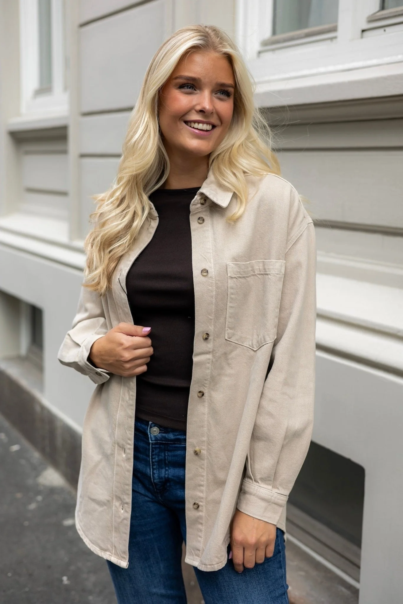 Alex Shirt Greige