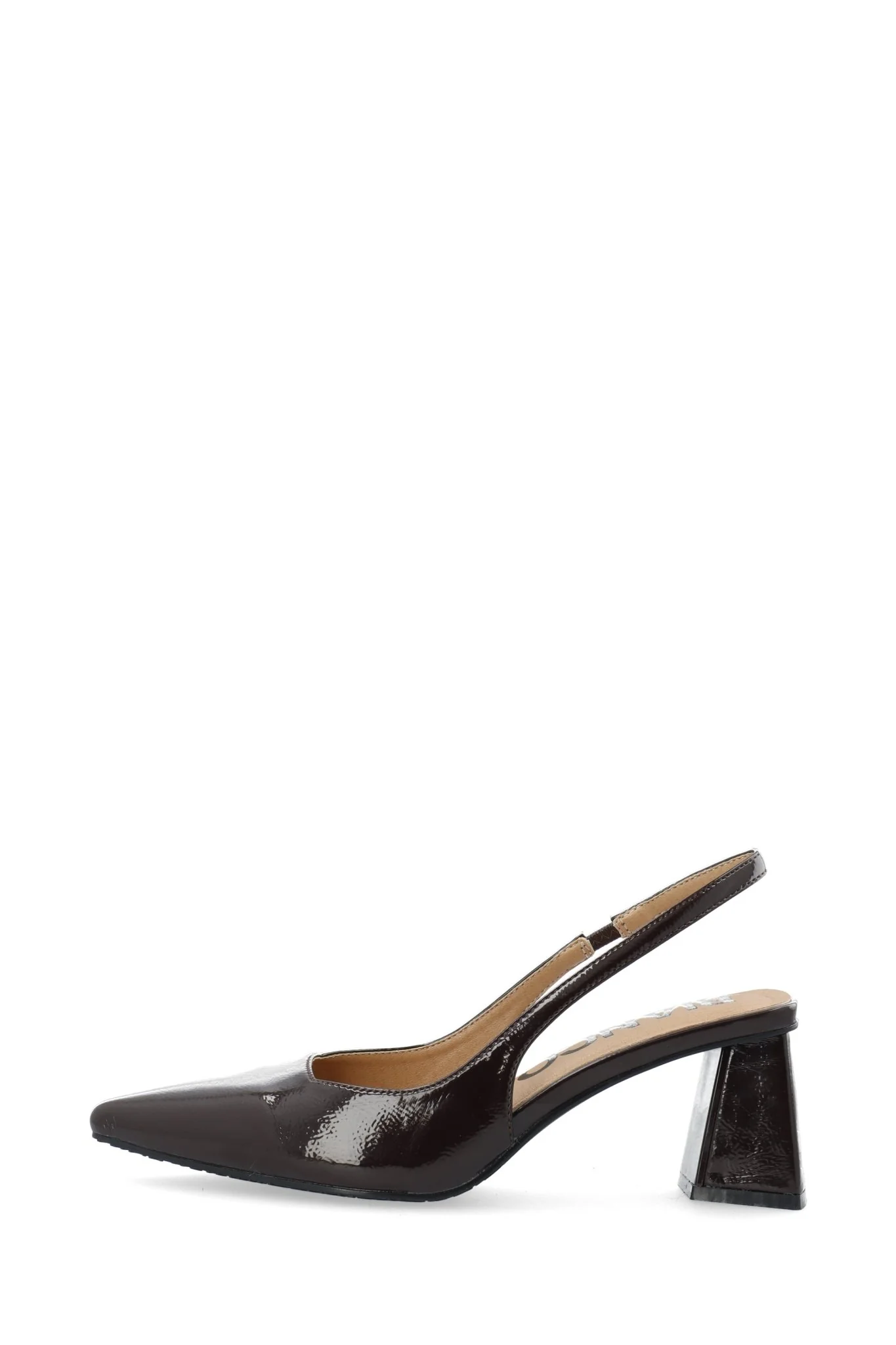 Biamaralyn Slingback Patent Brown