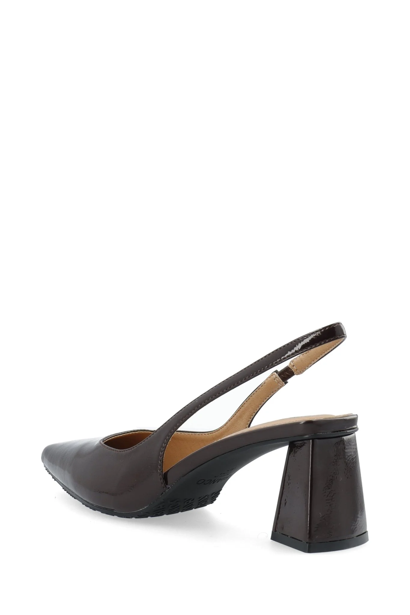 Biamaralyn Slingback Patent Brown - Image 3