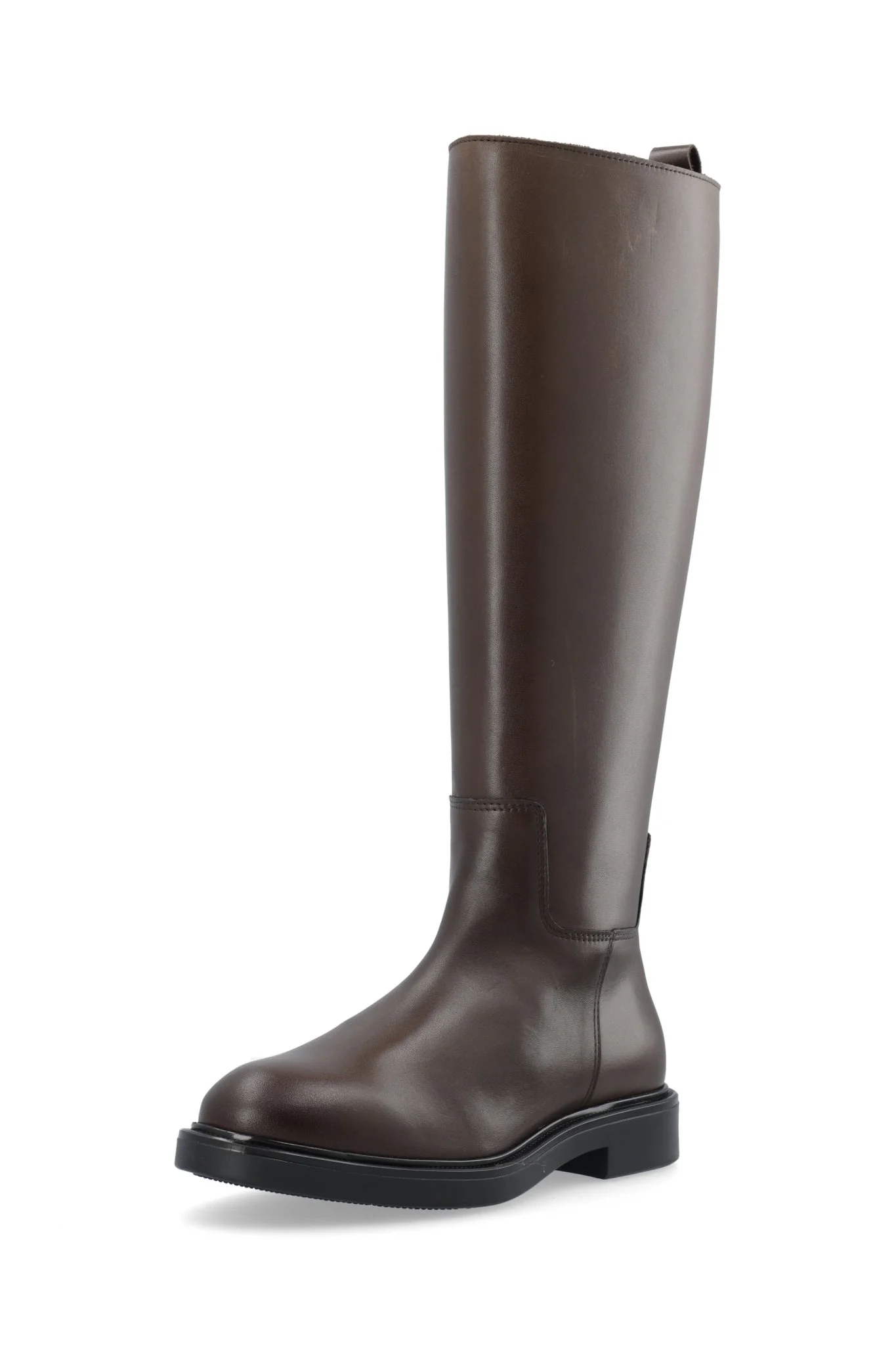 Biaadda Knee High Boot Smooth Leather Brown - Image 3