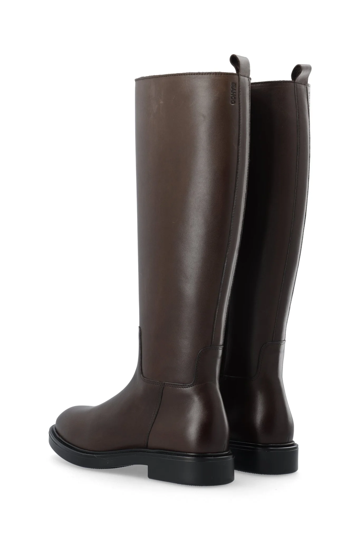 Biaadda Knee High Boot Smooth Leather Brown - Image 4