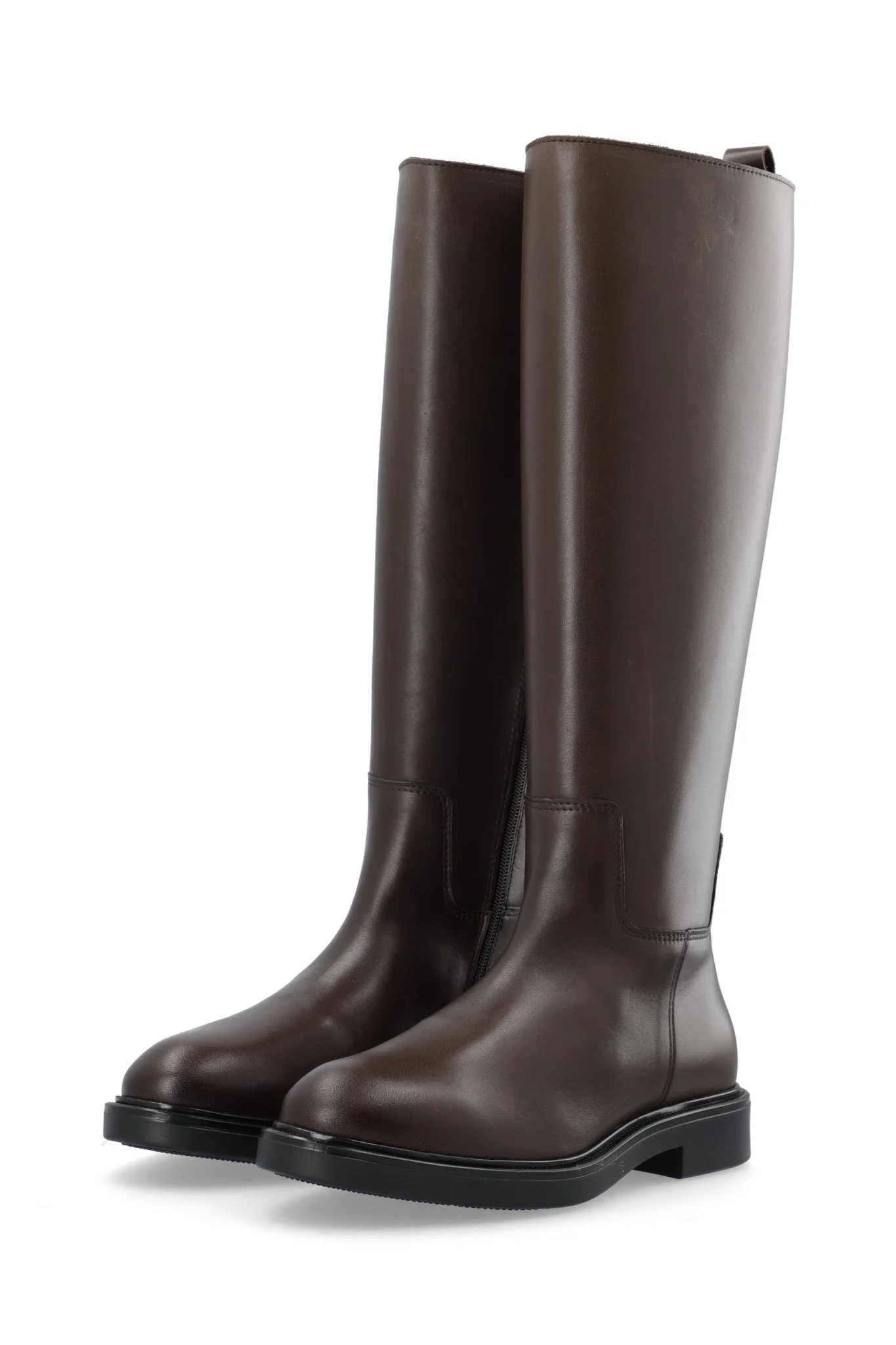 Biaadda Knee High Boot Smooth Leather Brown - Image 5