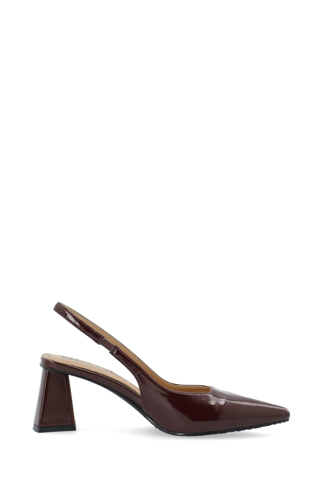 Biamaralyn Slingback Patent Burgundy - Image 4