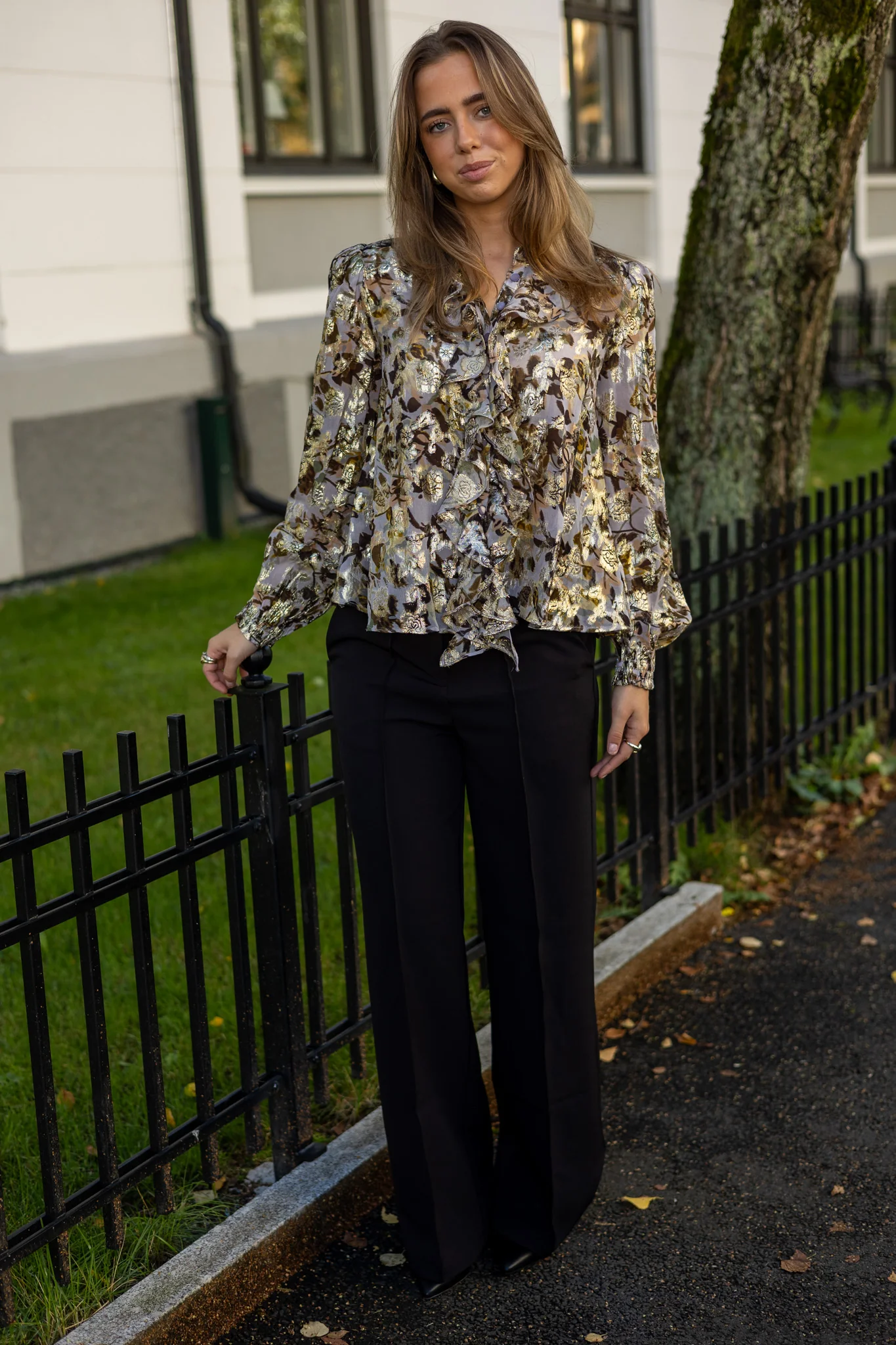 Georgette Blouse October Field - Image 2