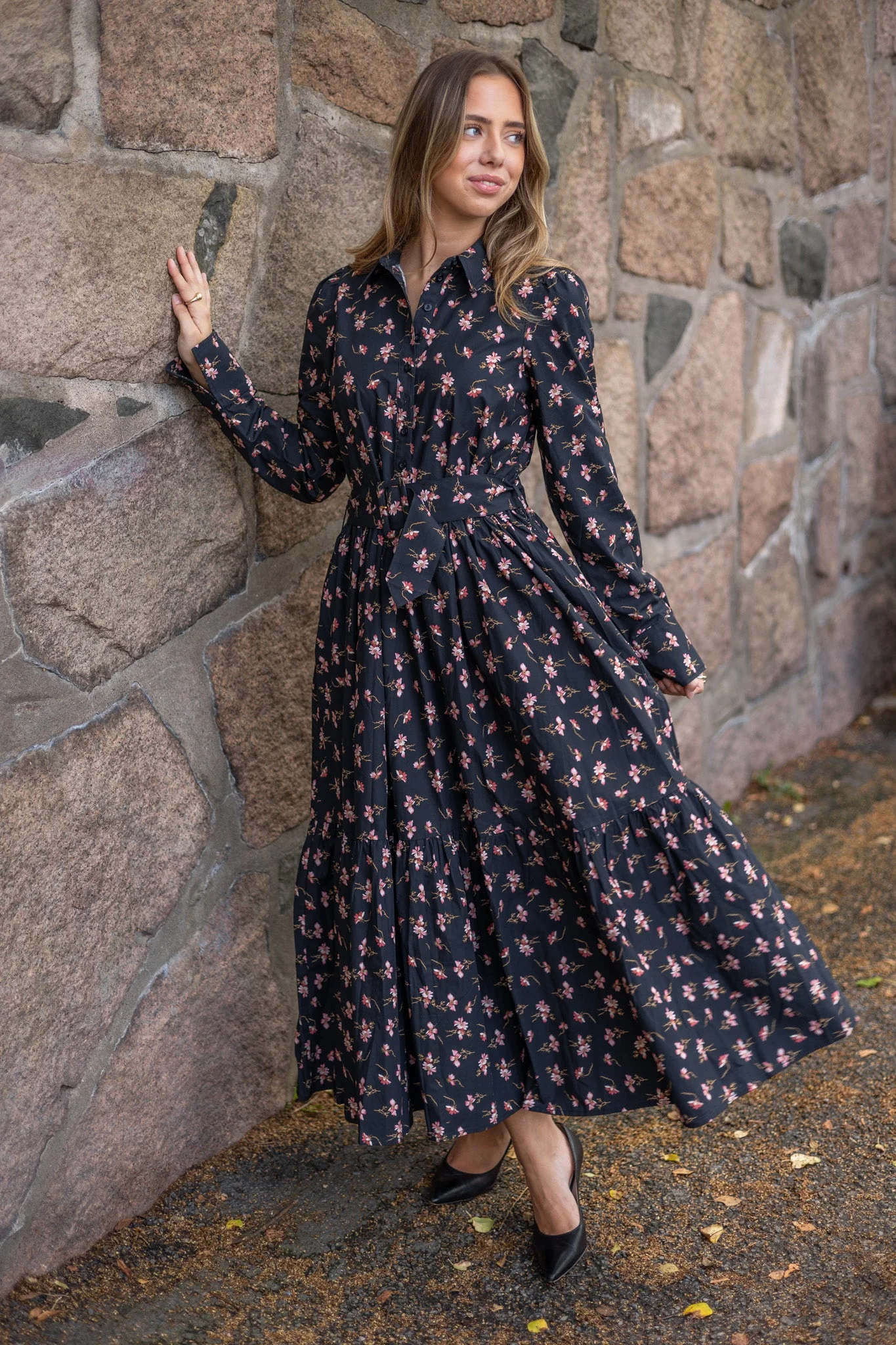Poplin Shirt Dress Petals - Image 2