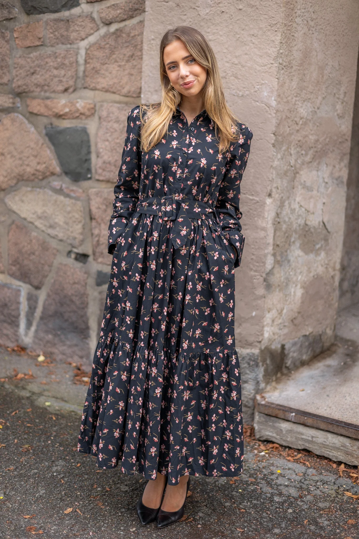 Poplin Shirt Dress Petals - Image 3