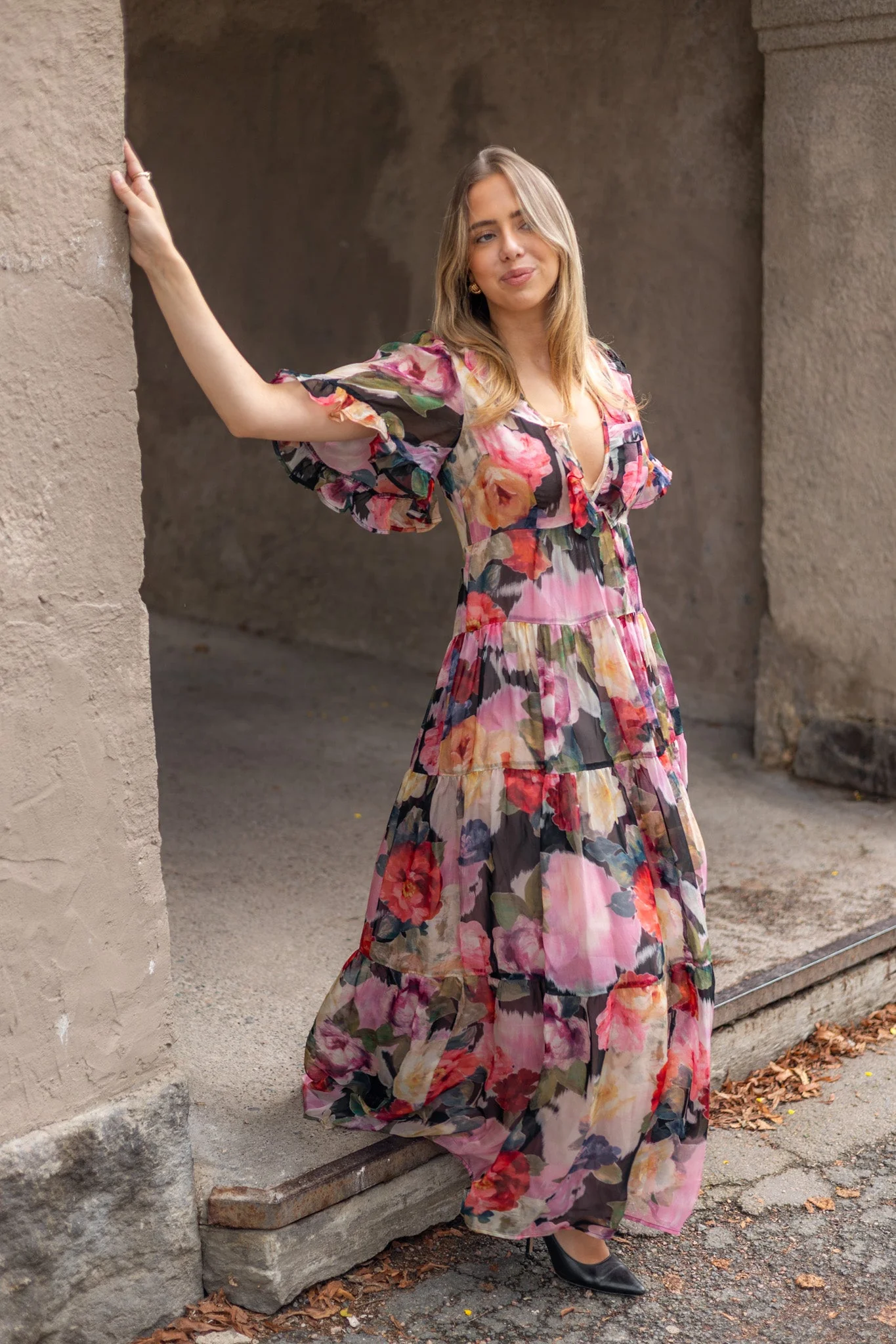 Organza Ruffle Dress Winter Breeze - Image 2