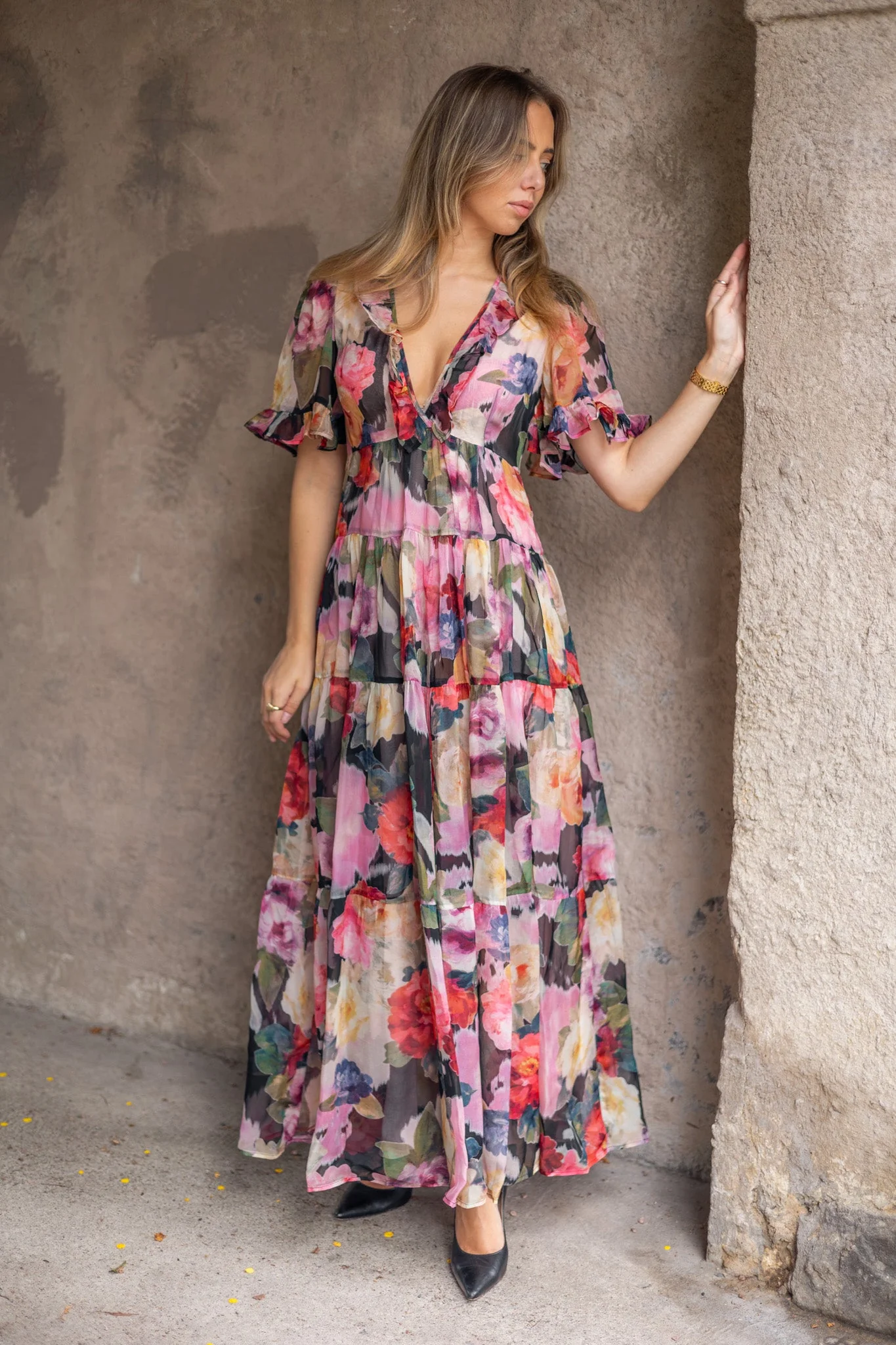 Organza Ruffle Dress Winter Breeze - Image 3