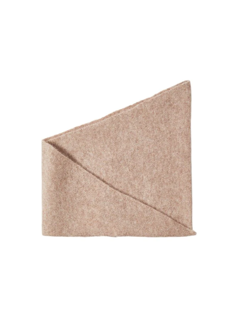 Maria Narrow Cashmere Scarf Fungi Melange - Image 5