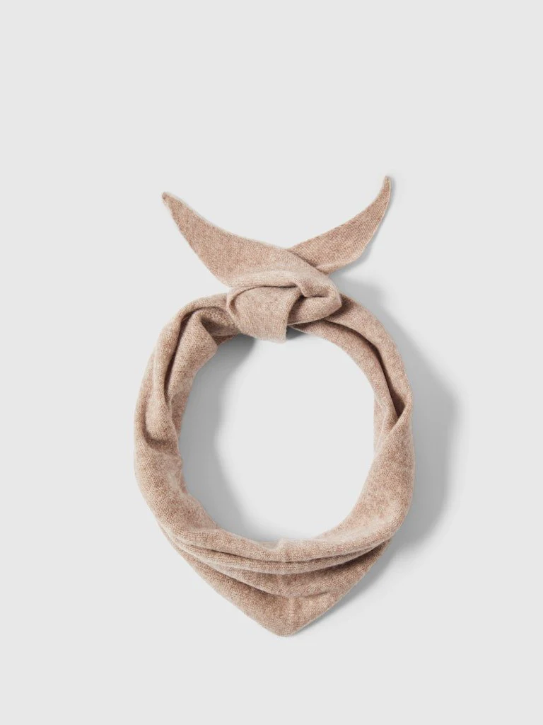Maria Narrow Cashmere Scarf Fungi Melange - Image 7