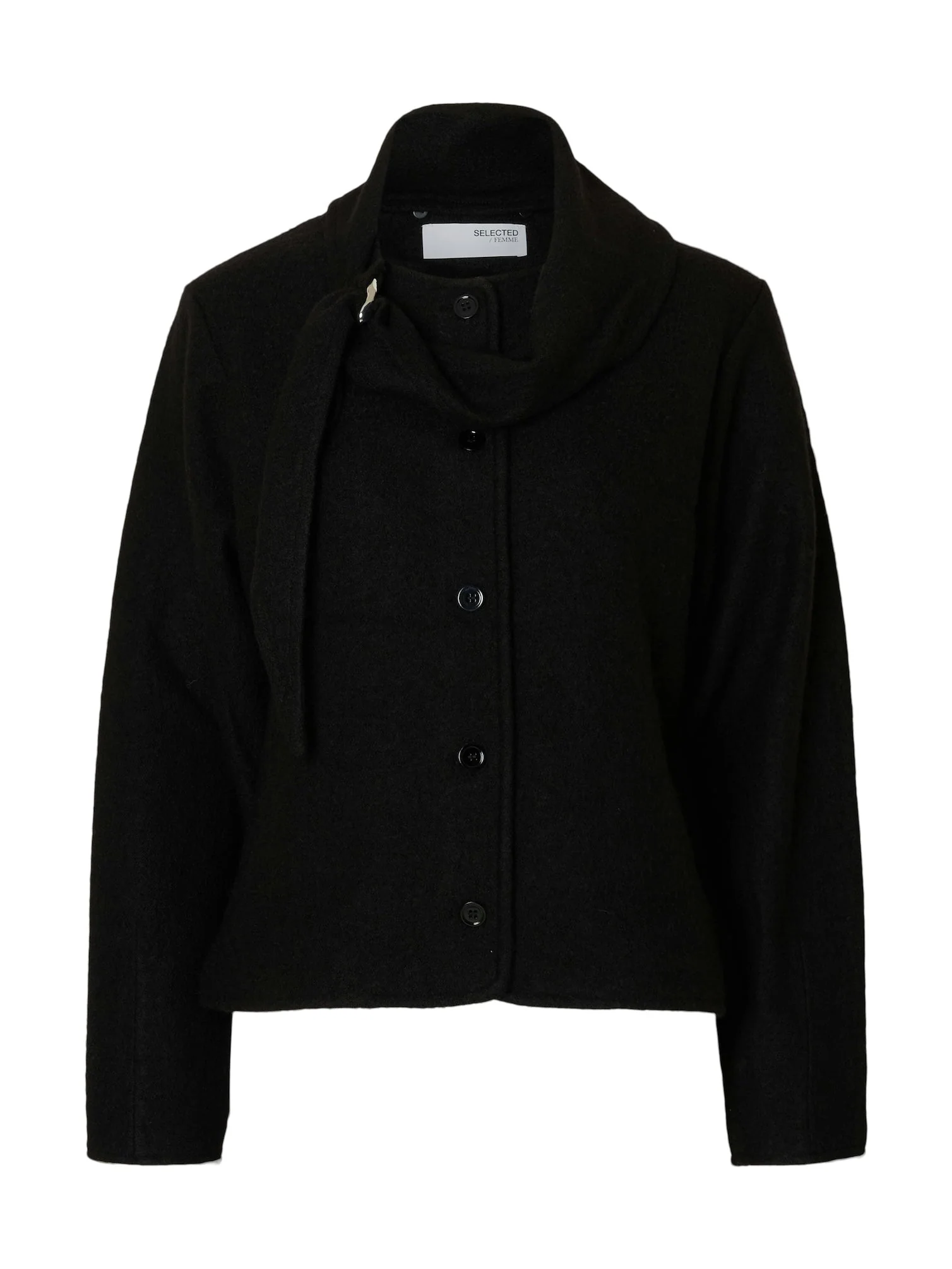 Darla Ls Knit Jacket Black - Image 2