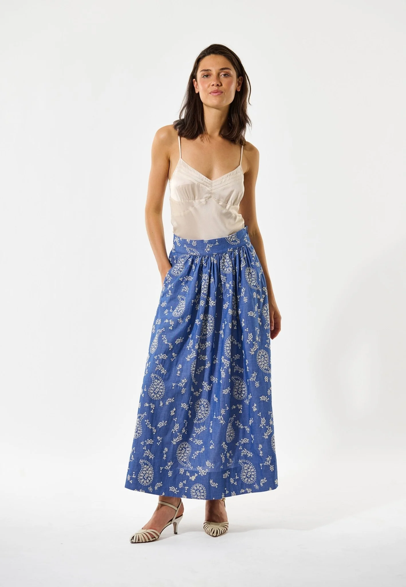 Edda Ns Skirt Flower Paisley - Image 3