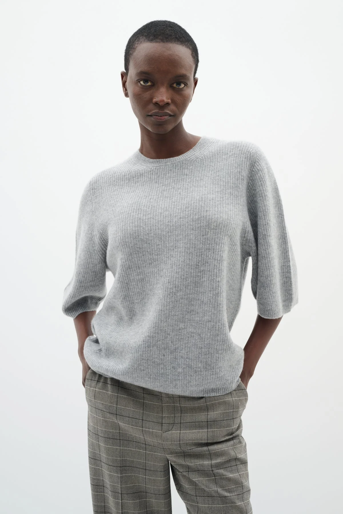 Garoiw Monika Oversize Tshirt Granite Melange - Image 2