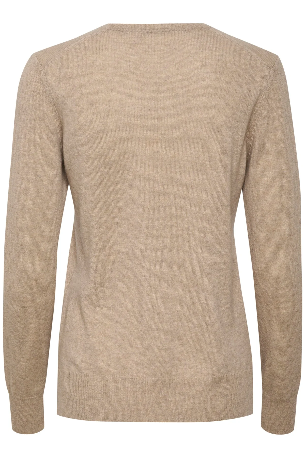 Lukkaiw Crew-Neck Pullover Beige Melange - Image 7