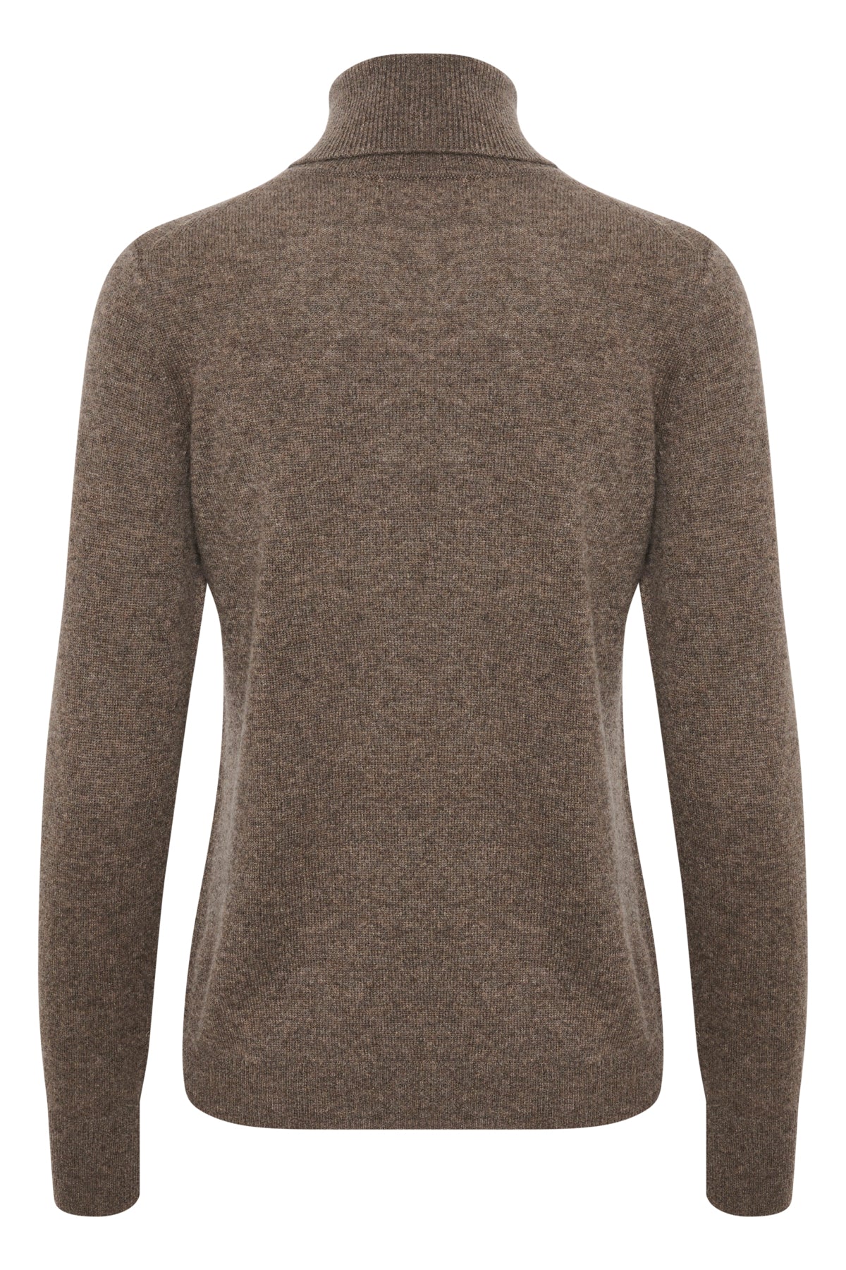 Lukkaiw Rollneck Pullover Brown Melange - Image 10