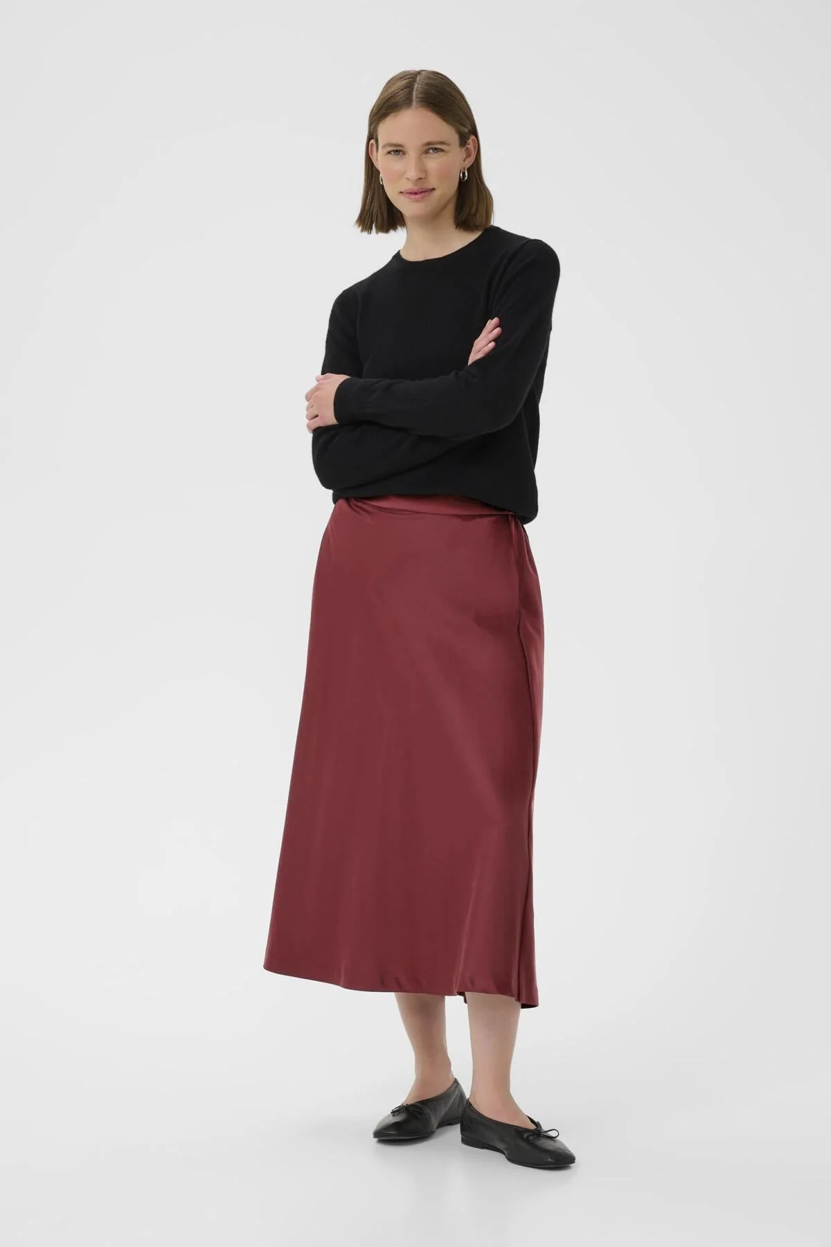 Zilkyiw Skirt Cabernet - Image 3