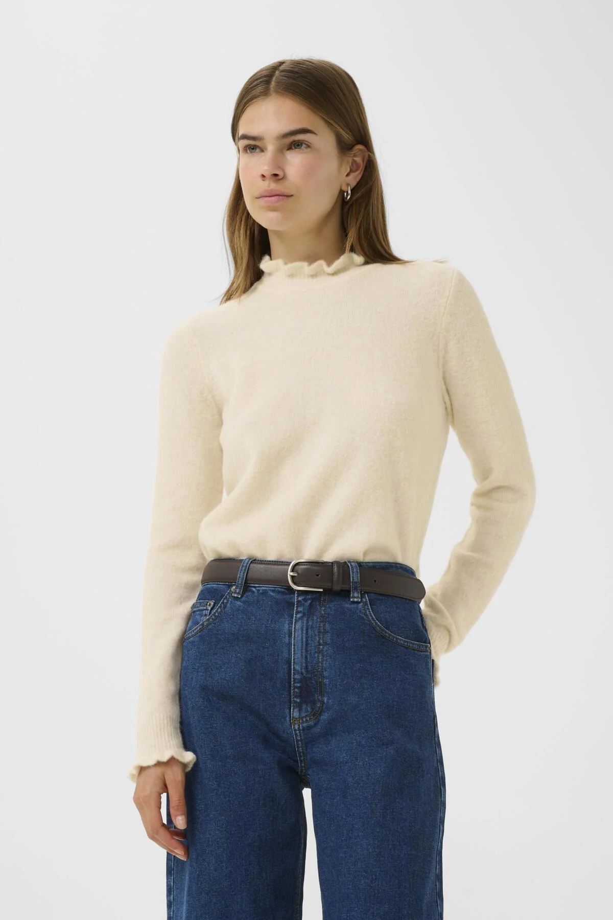 Guniiw Anaja Pullover Whisper White Melange - Image 3