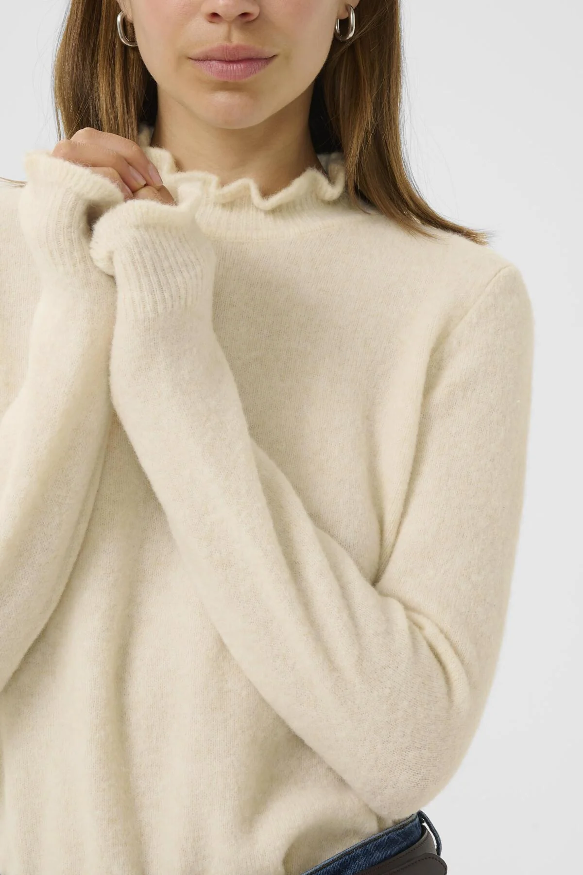 Guniiw Anaja Pullover Whisper White Melange - Image 5