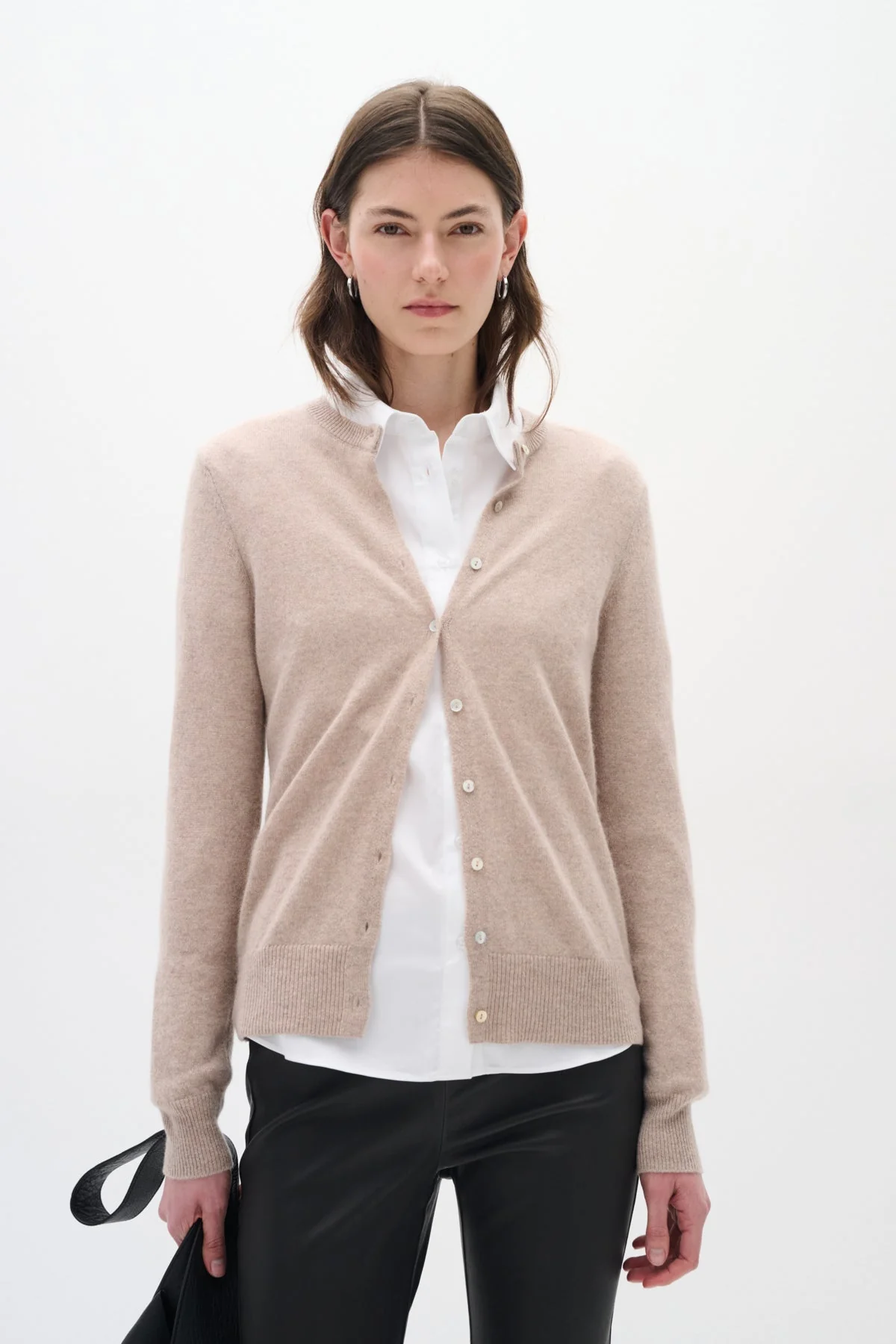 Lukkaiw Cardigan Beige Melange - Image 5