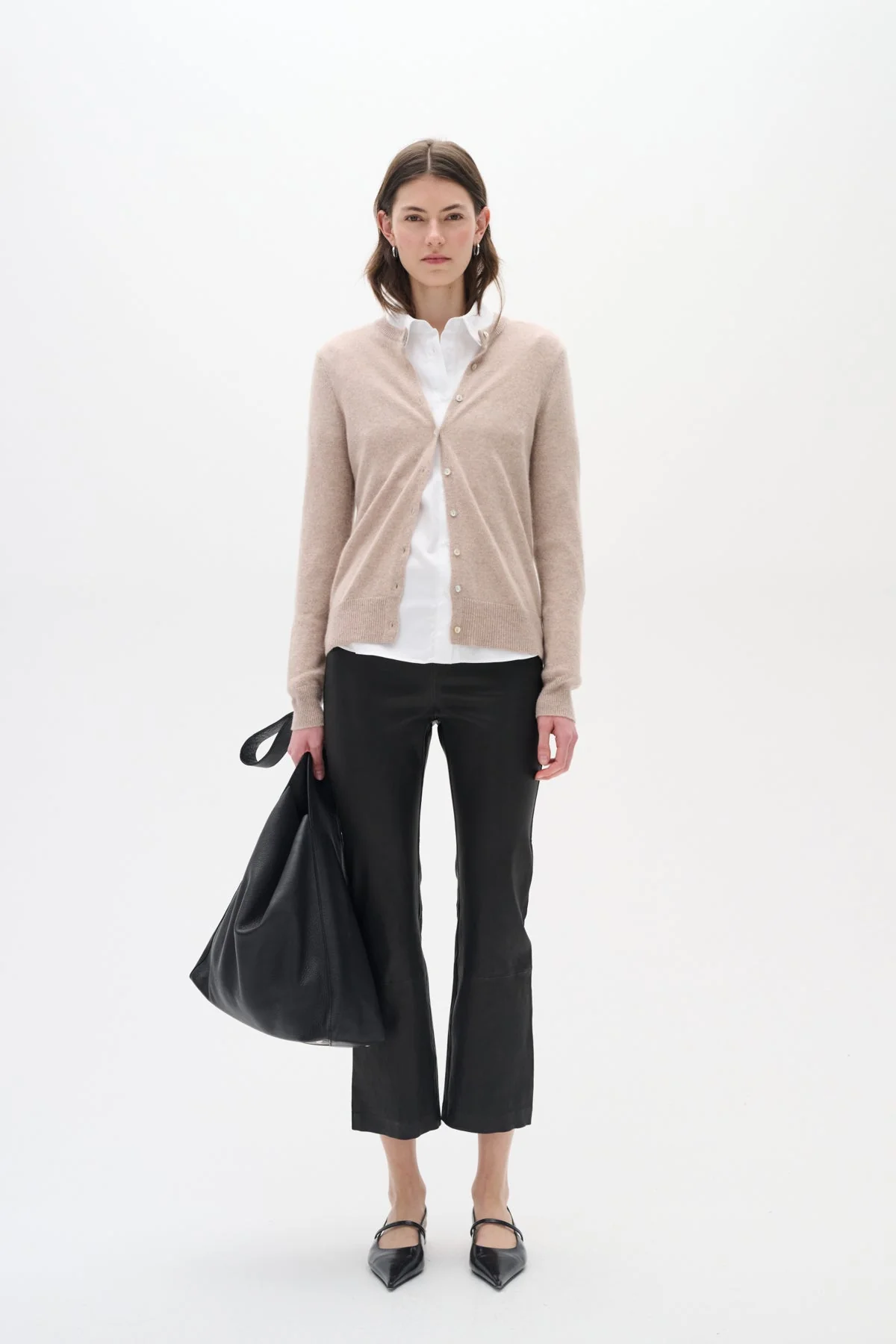 Lukkaiw Cardigan Beige Melange - Image 7