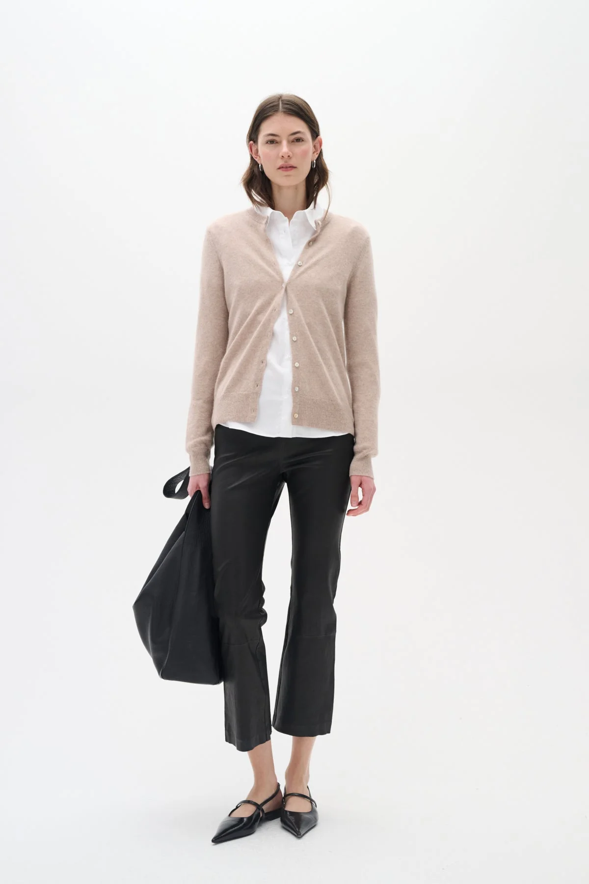 Lukkaiw Cardigan Beige Melange - Image 8